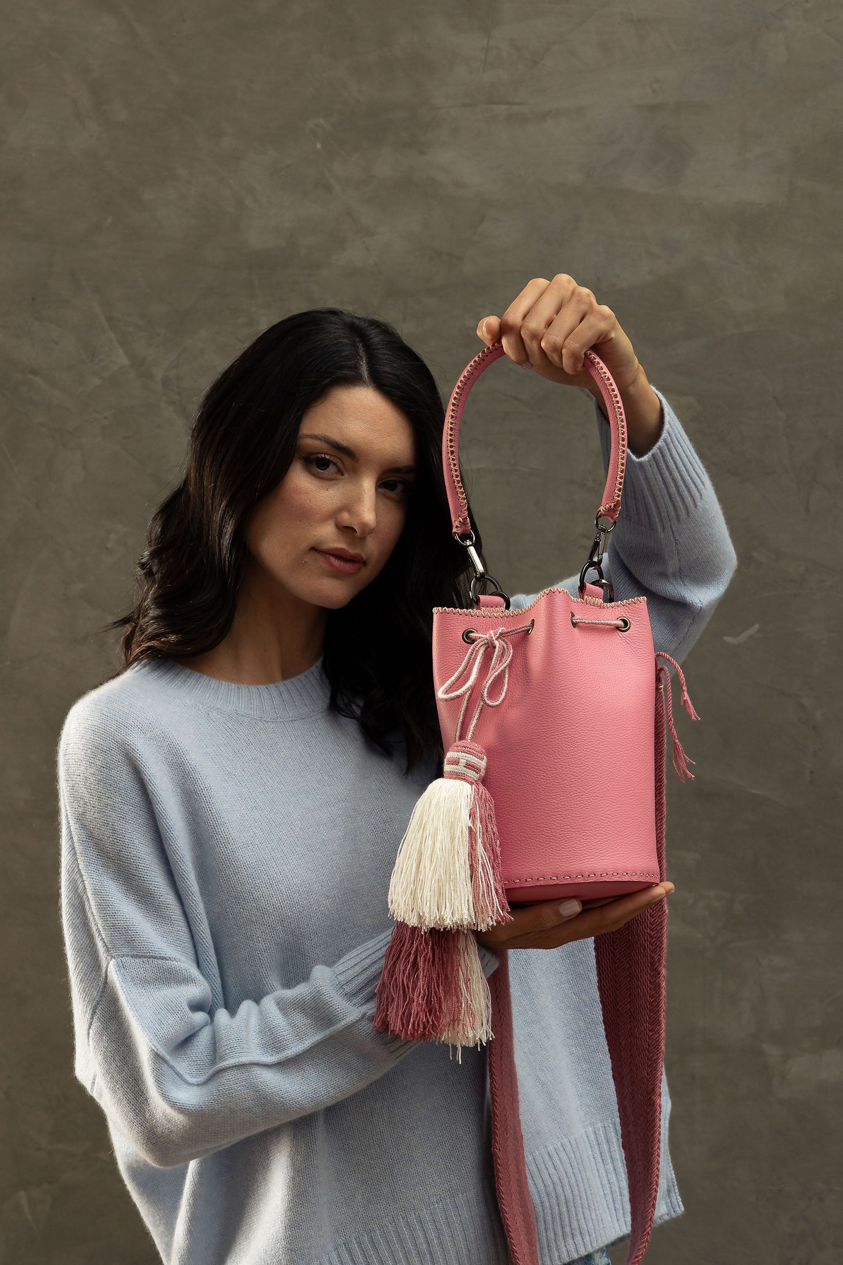 APÜNÜ BUCKET BAG SMALL / BB PINK - BB PINK #120053