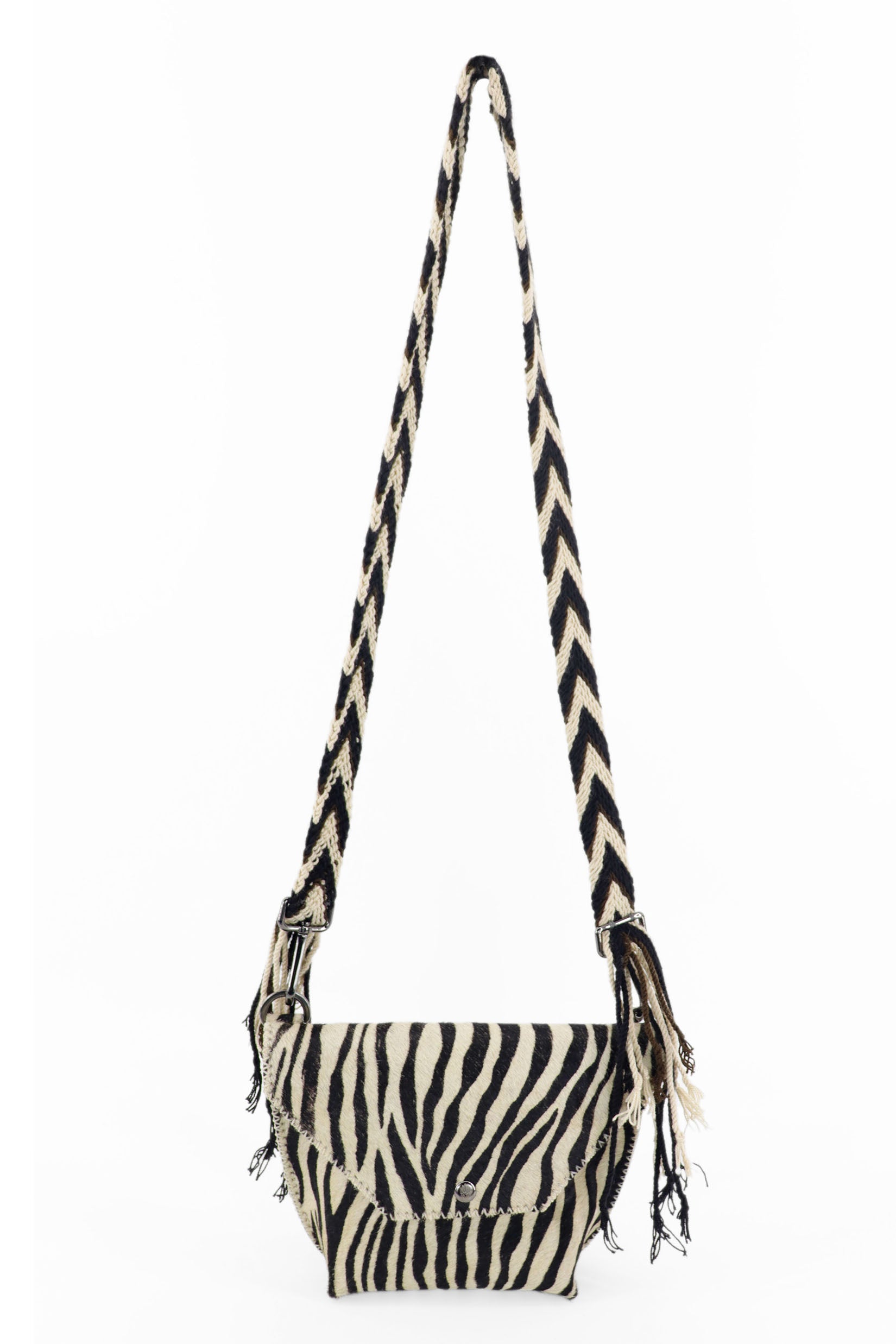 PIAMA TOTE BAG X-SMALL FURRY / ZEBRA - BEIGE #330001
