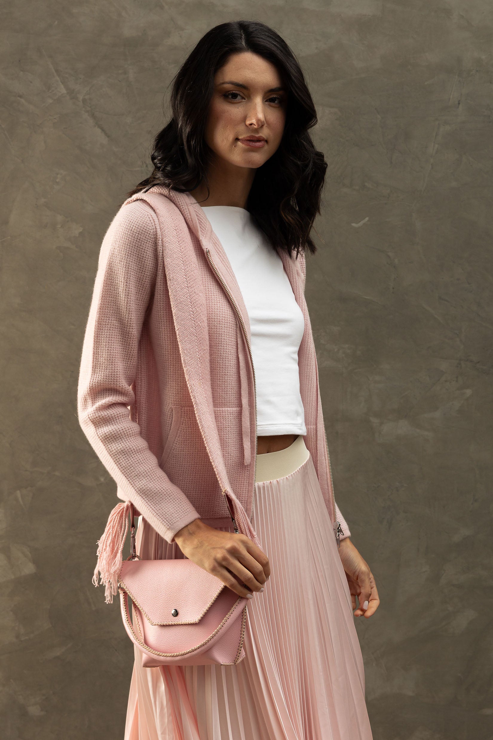 PIAMA TOTE BAG X-SMALL / LIGHT BB PINK - BB PINK  #340017