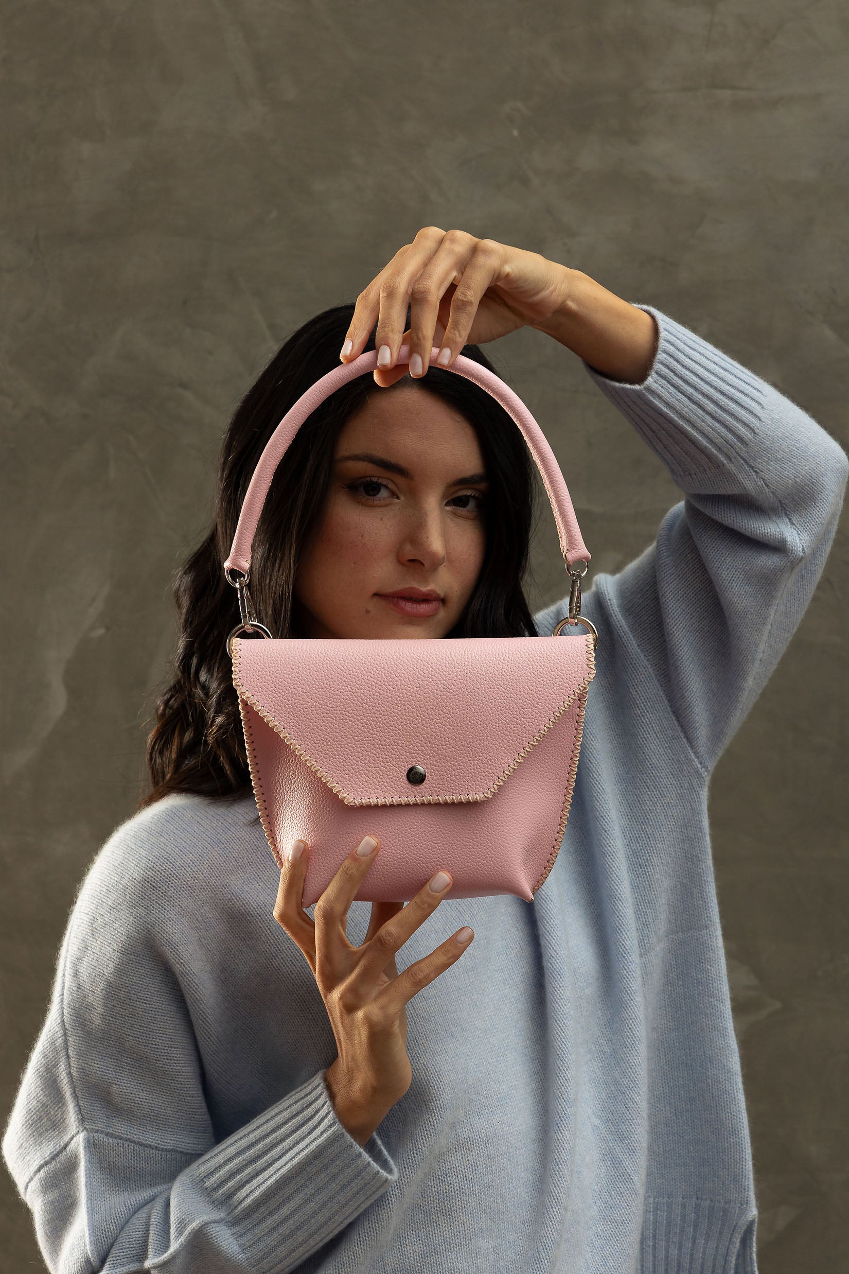 PIAMA TOTE BAG X-SMALL / LIGHT BB PINK - BB PINK  #340017