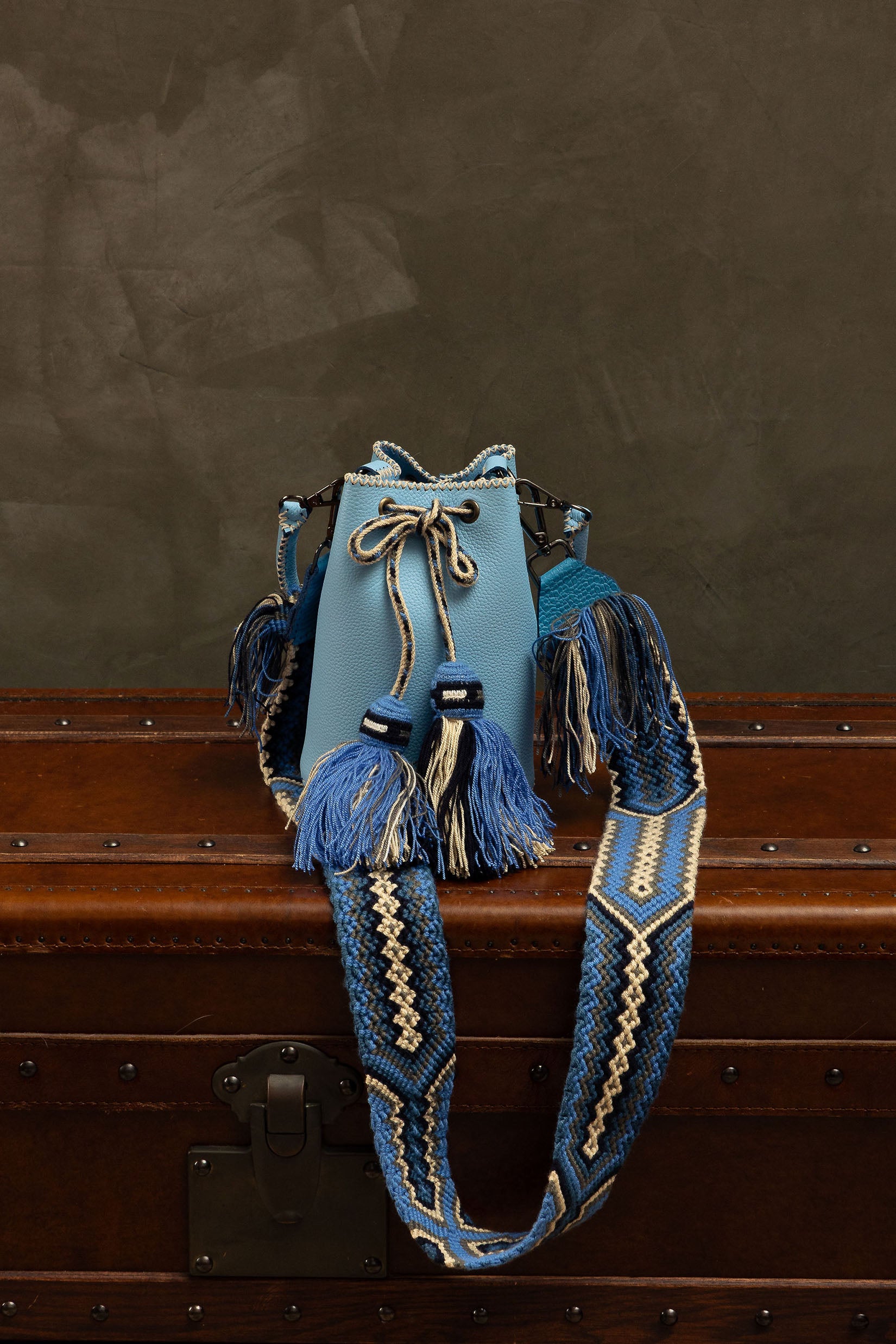 APÜNÜ BUCKET BAG XSMALL / BB BLUE - BB BLUE #360020