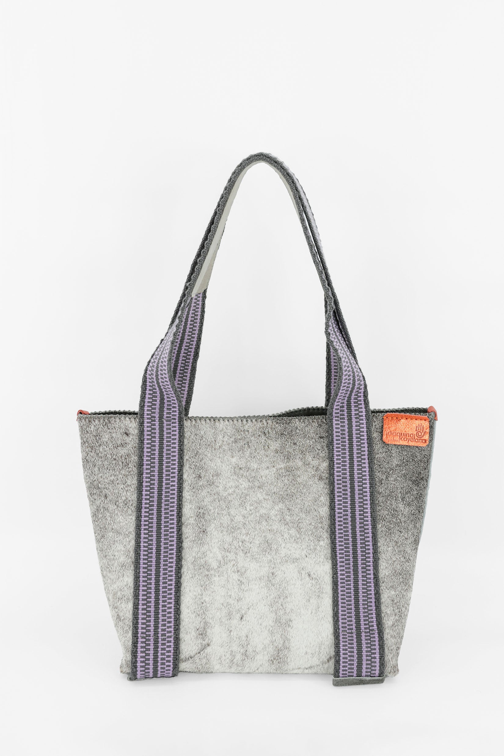 PIAMA TOTE BAG MEDIUM FURRY / GRAY - DRK GRAY #190002