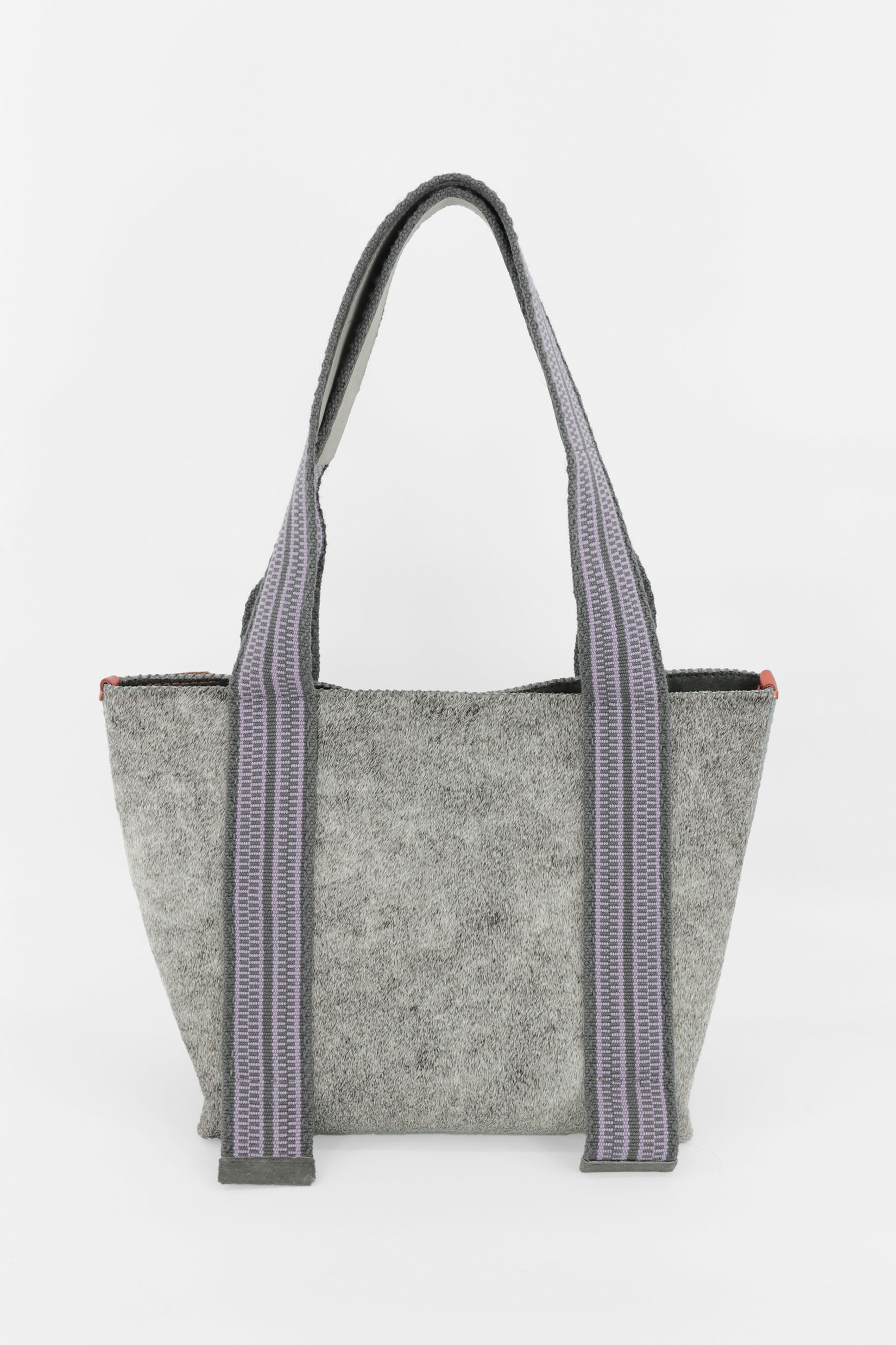 PIAMA TOTE BAG MEDIUM FURRY / GRAY - DRK GRAY #190002