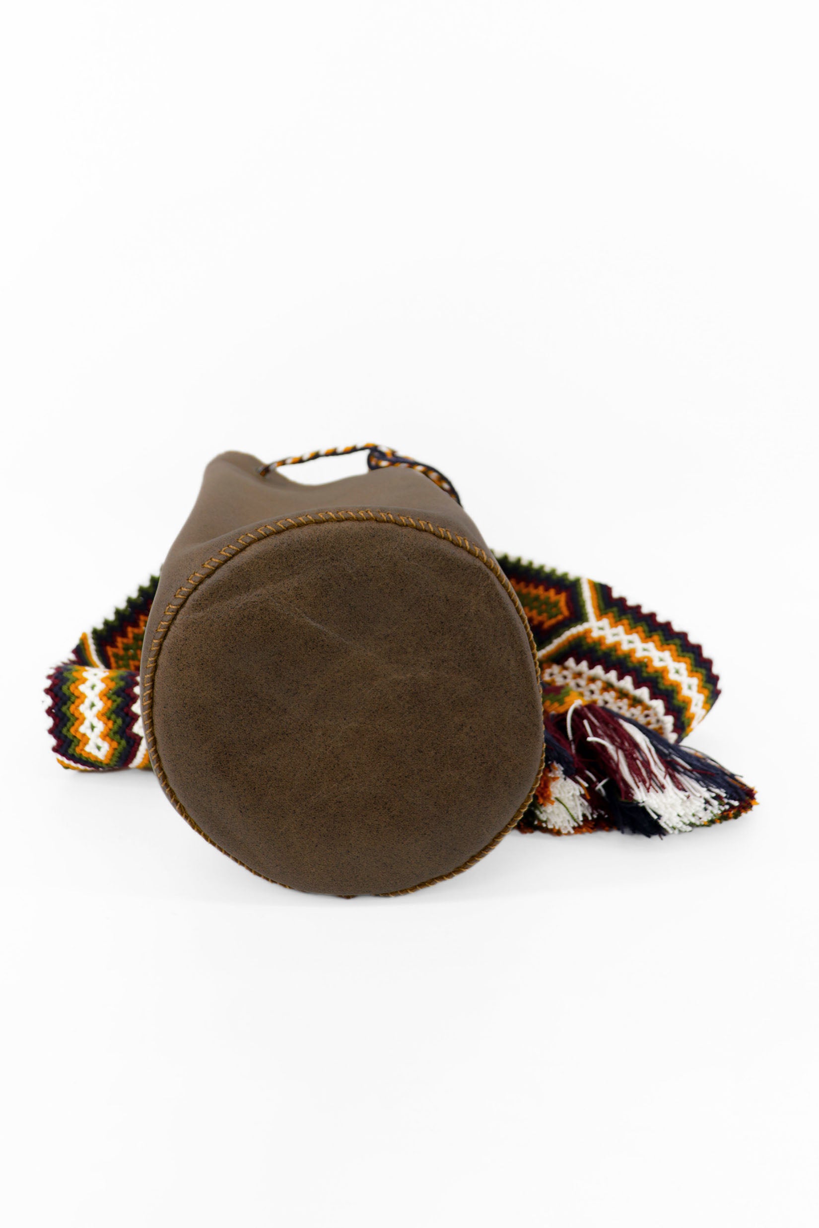 APÜNÜ BUCKET BAG LARGE / BRW - MUSTARD #110034