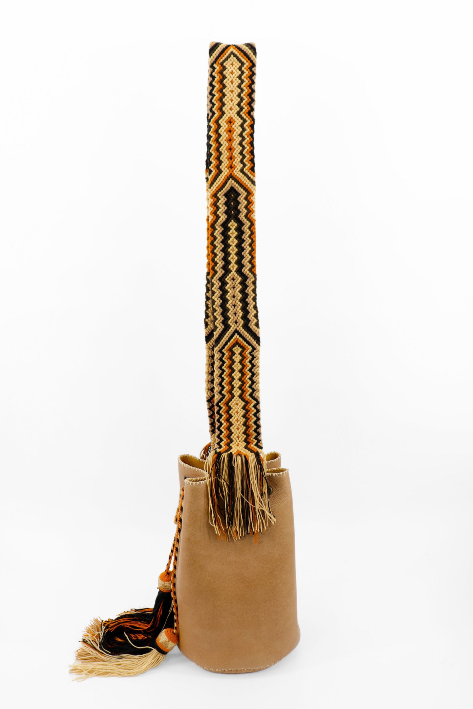 APÜNÜ BUCKET BAG LARGE / CAMEL MUSTARD - MUSTARD #110041