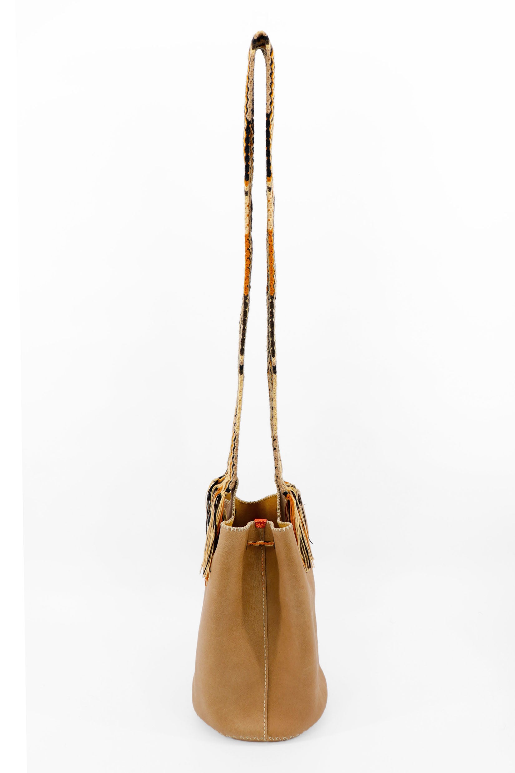 APÜNÜ BUCKET BAG LARGE / CAMEL MUSTARD - MUSTARD #110041