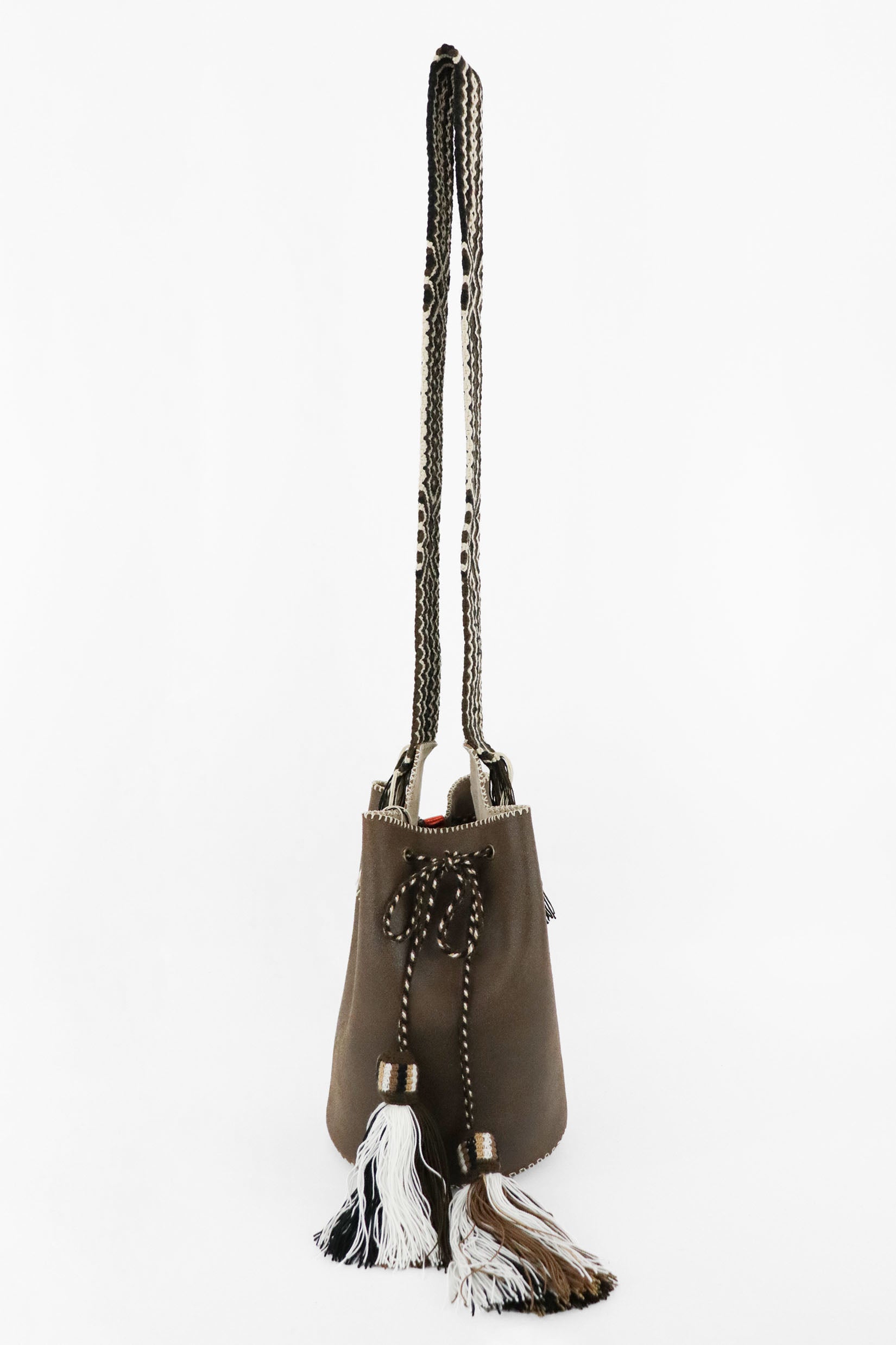 APÜNÜ BUCKET BAG LARGE / BRW - BEIGE #110005