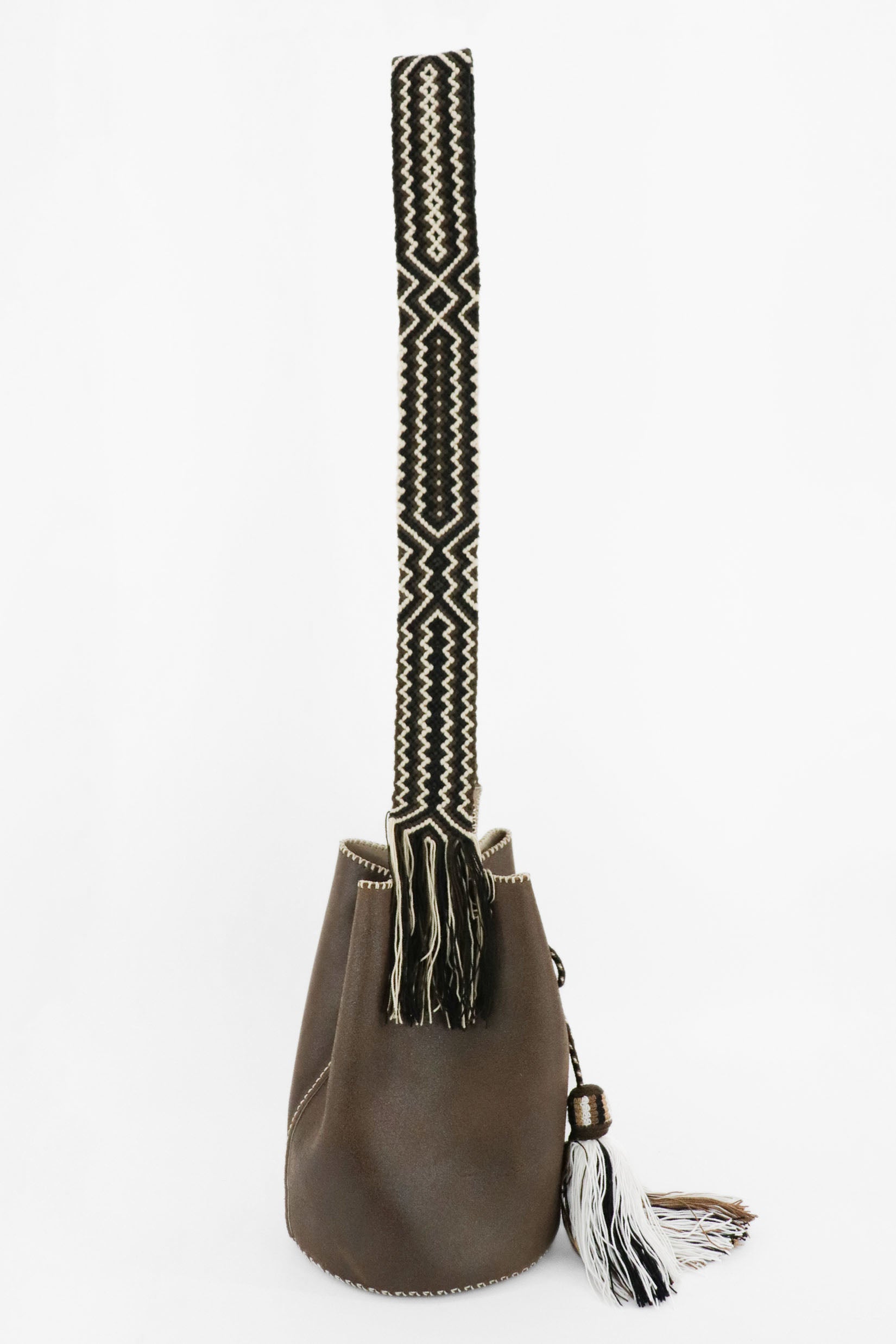 APÜNÜ BUCKET BAG LARGE / BRW - BEIGE #110005