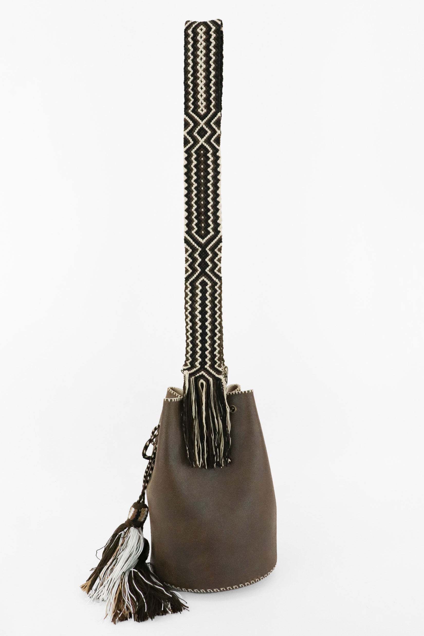 APÜNÜ BUCKET BAG LARGE / BRW - BEIGE #110005