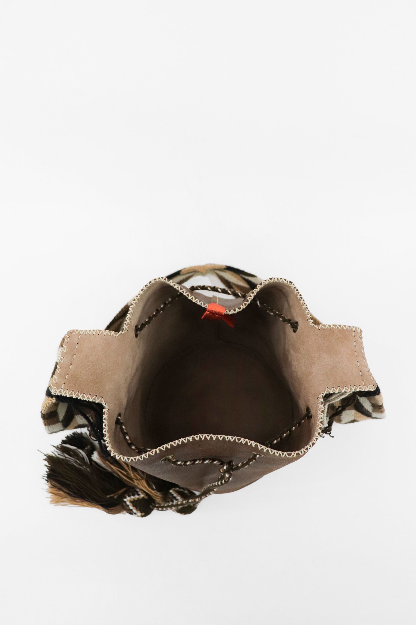 APÜNÜ BUCKET BAG LARGE / BRW - MED BEIGE #110001