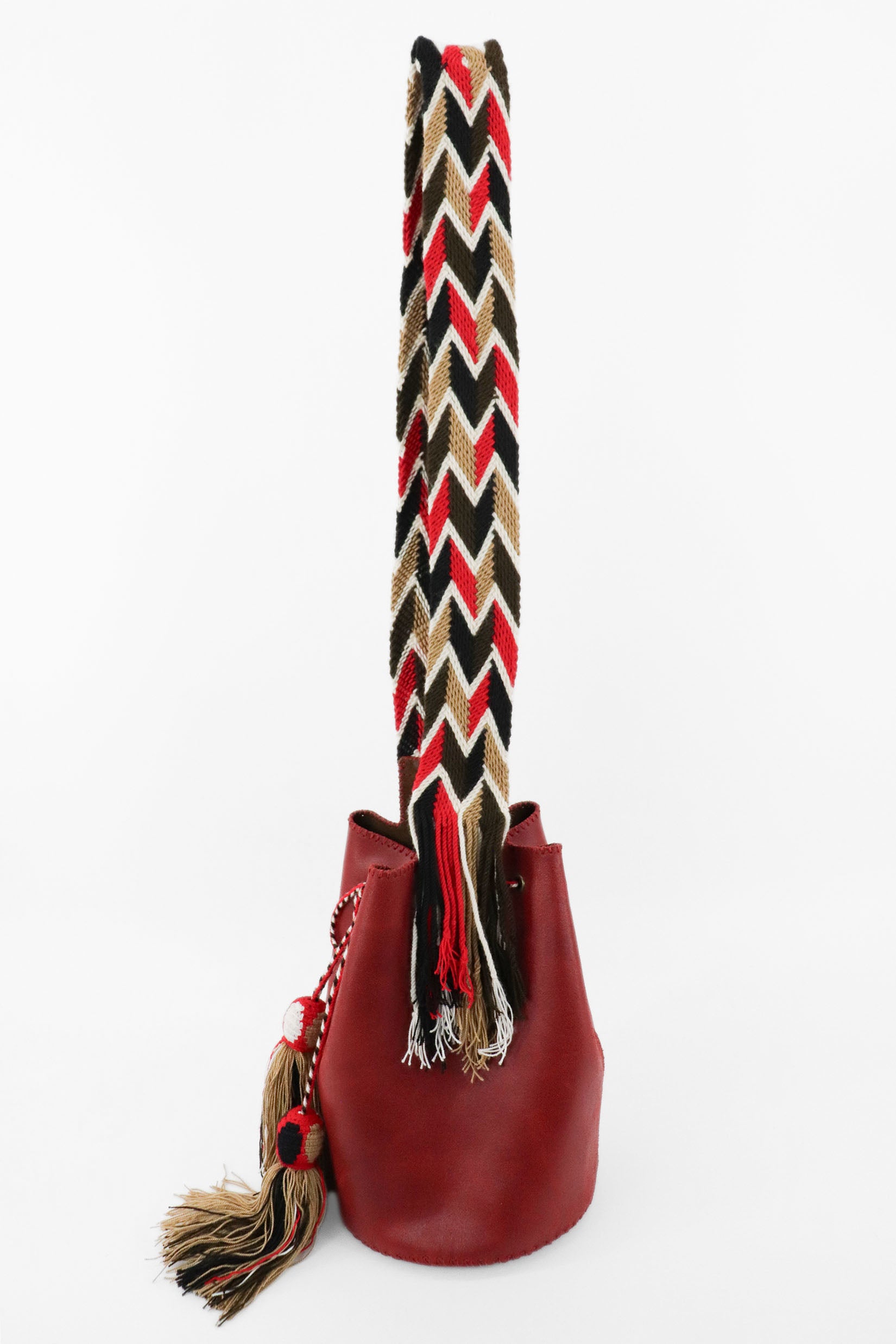 APÜNÜ BUCKET BAG LARGE / RED - BRW #110011