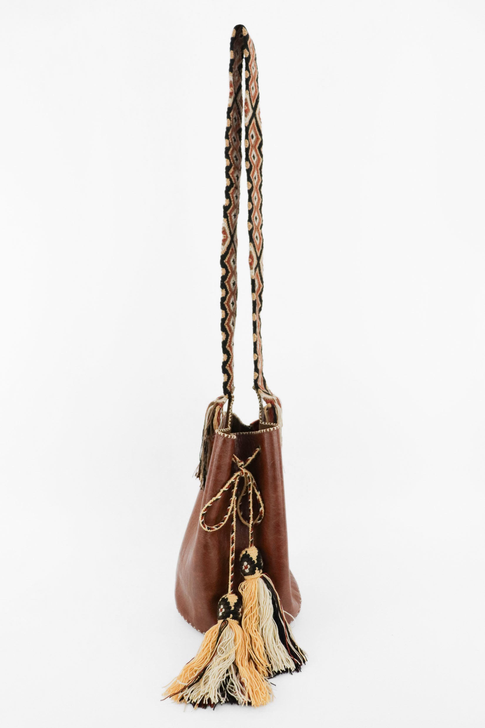 APÜNÜ BUCKET BAG LARGE / COL BRW - MED BRW #110003