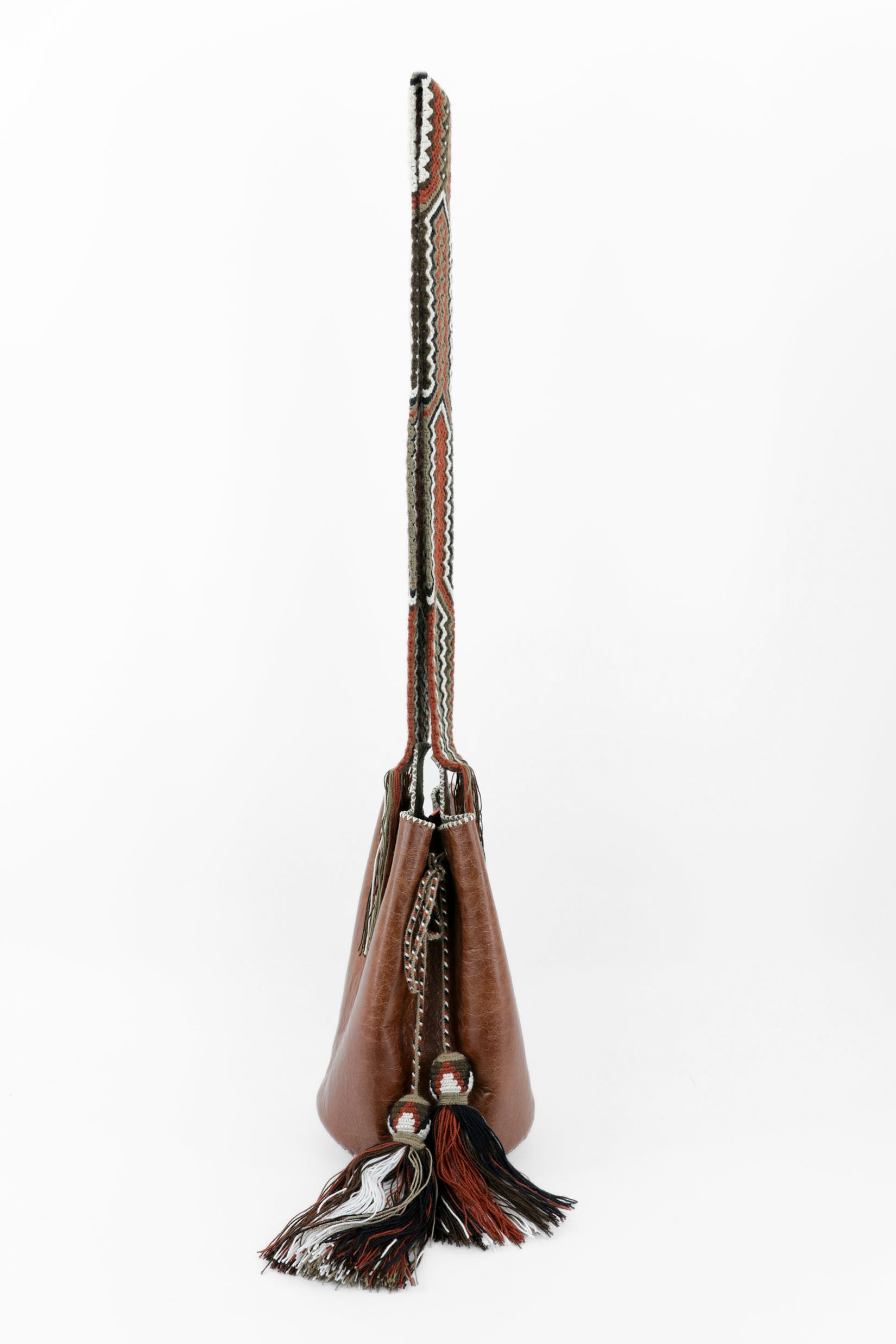 APÜNÜ BUCKET BAG LARGE / COL BRW - OLIVE GREEN #110027