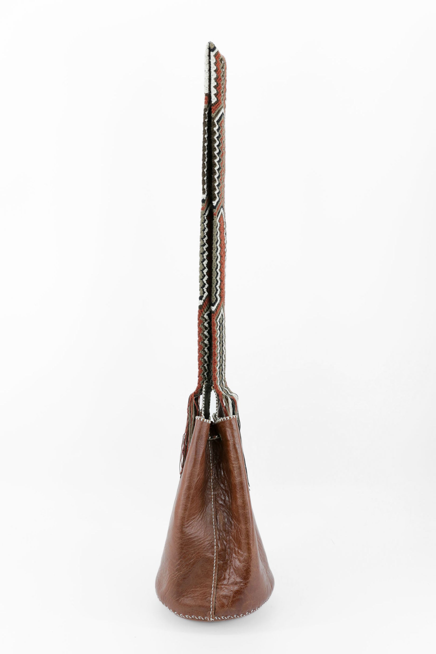 APÜNÜ BUCKET BAG LARGE / COL BRW - OLIVE GREEN #110027