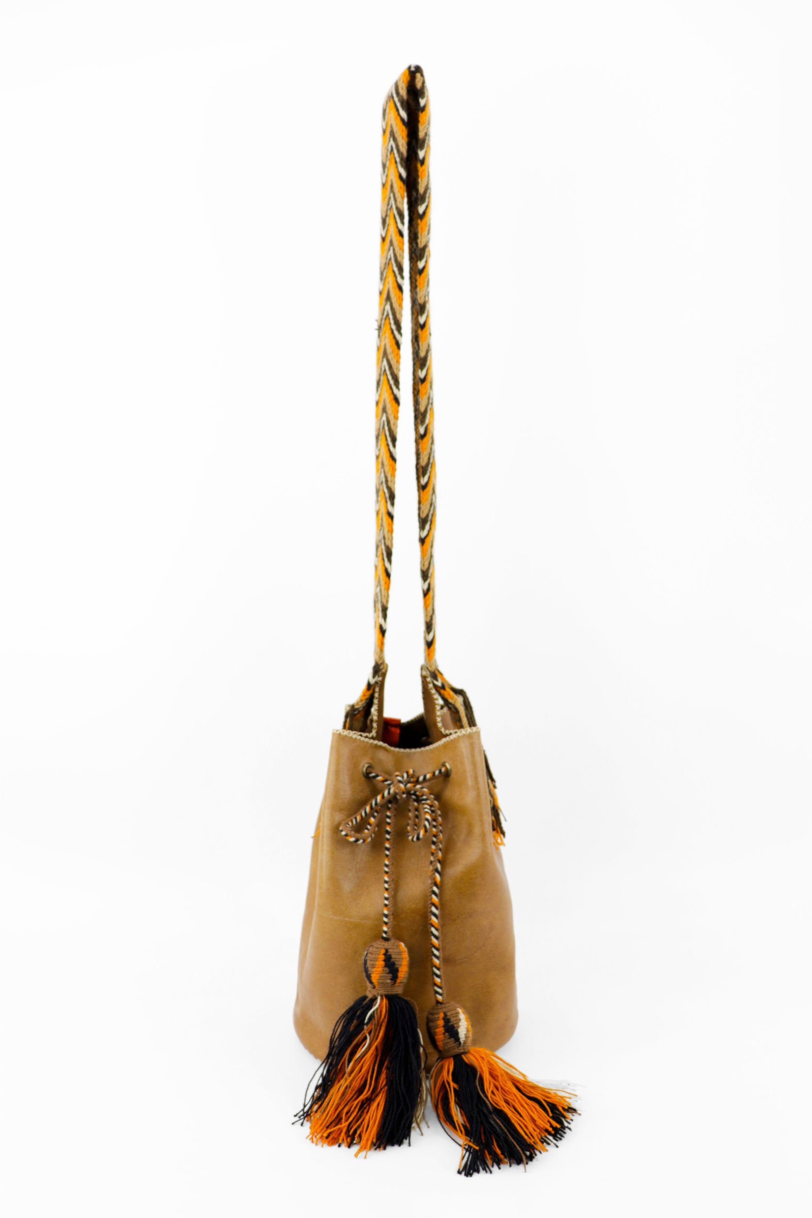 APÜNÜ BUCKET BAG LARGE / DRK MUSTARD - MUSTARD #110036