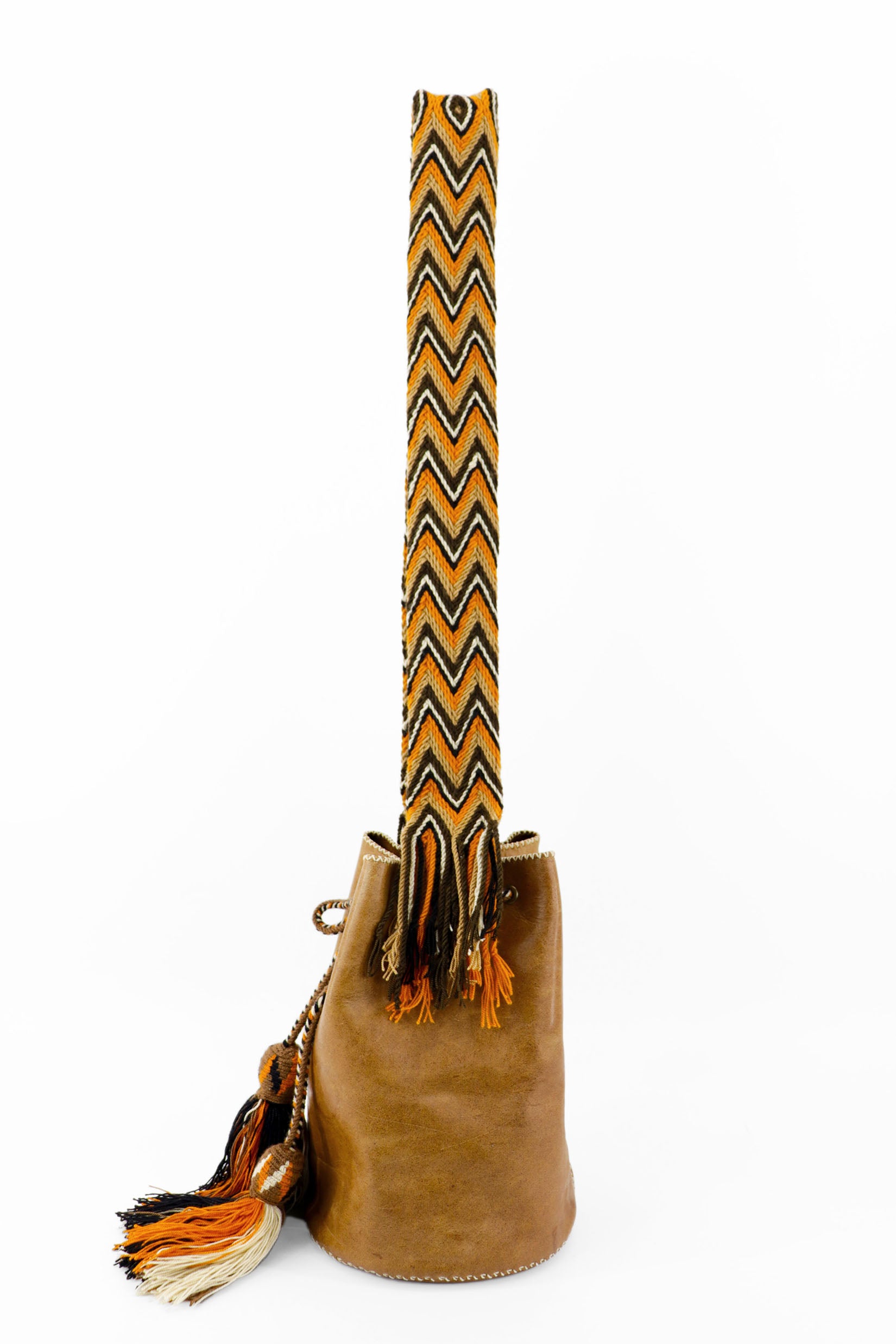 APÜNÜ BUCKET BAG LARGE / DRK MUSTARD - MUSTARD #110036