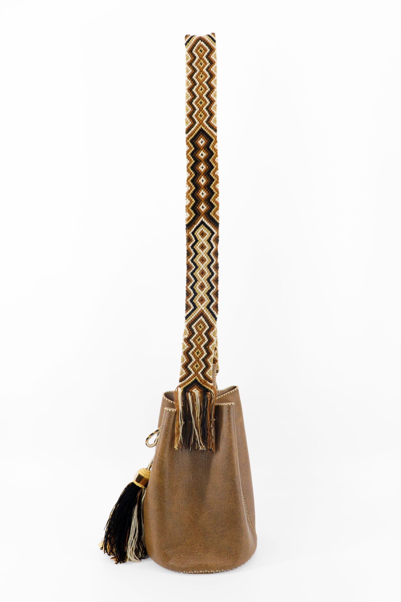 APÜNÜ BUCKET BAG LARGE / CAM BRW - BEIGE #110032