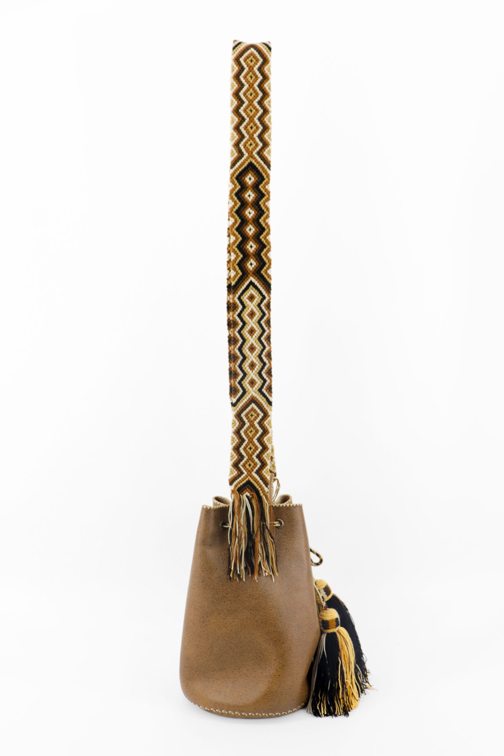 APÜNÜ BUCKET BAG LARGE / CAM BRW - BEIGE #110032