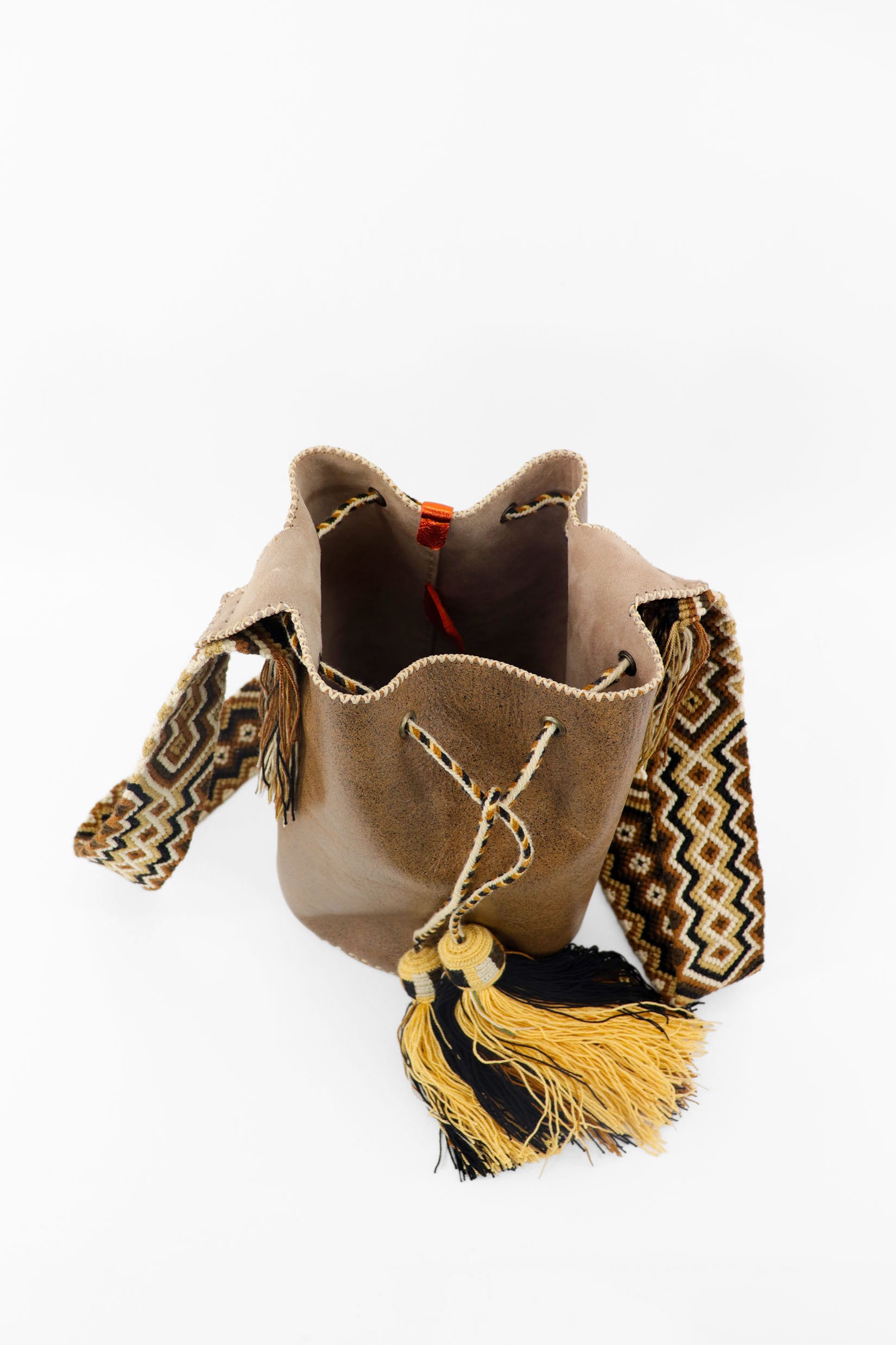 APÜNÜ BUCKET BAG LARGE / CAM BRW - BEIGE #110032
