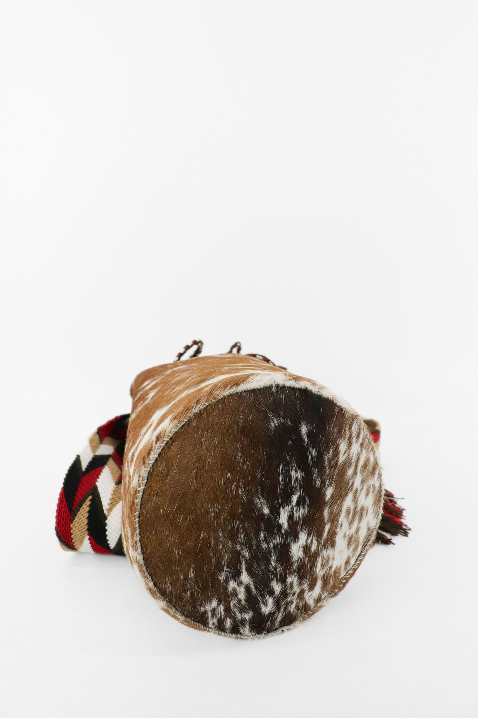 APÜNÜ BUCKET BAG LARGE FURRY / CARM&WH - BEIGE #100008