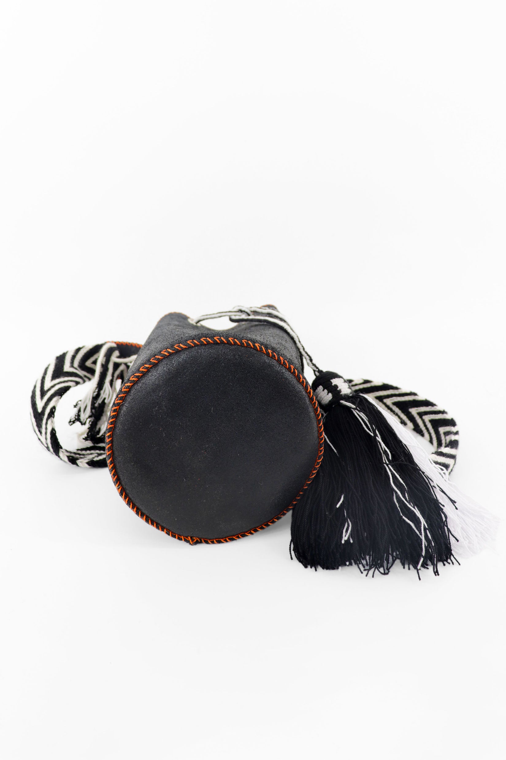 APÜNÜ BUCKET BAG SMALL / BLACK - ORANGE #120037