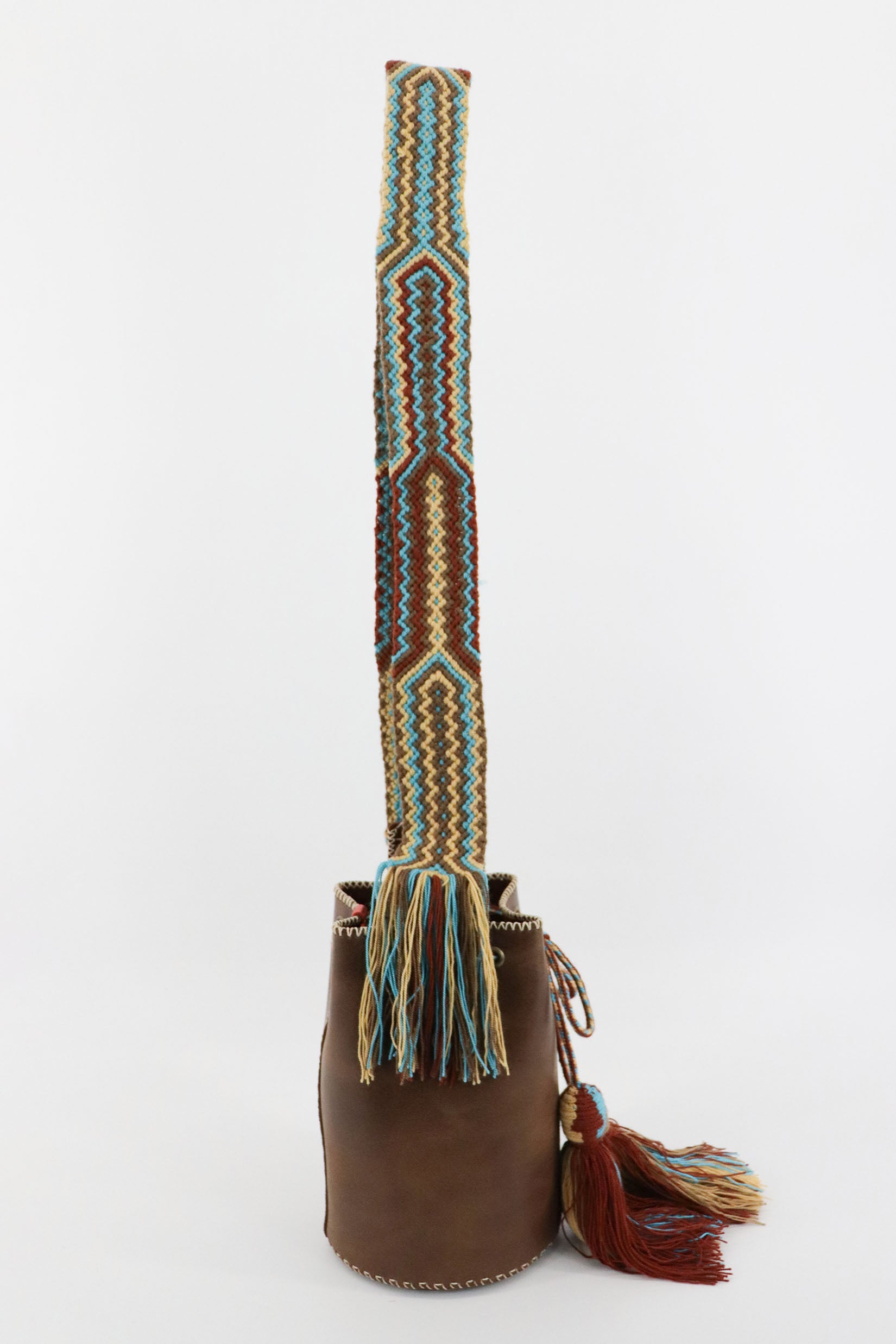 APÜNÜ BUCKET BAG SMALL / DRK BRW - COL BRW #120016