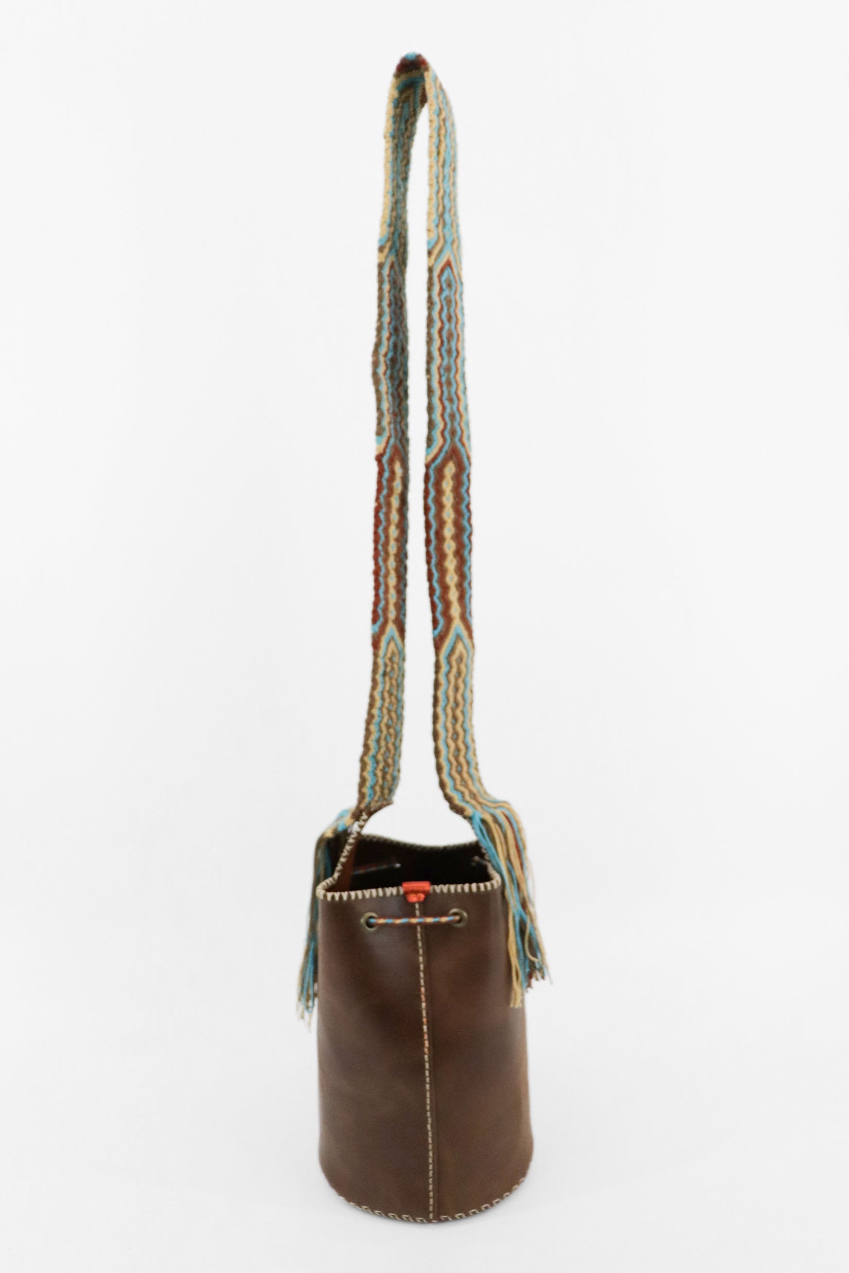 APÜNÜ BUCKET BAG SMALL / DRK BRW - COL BRW #120016