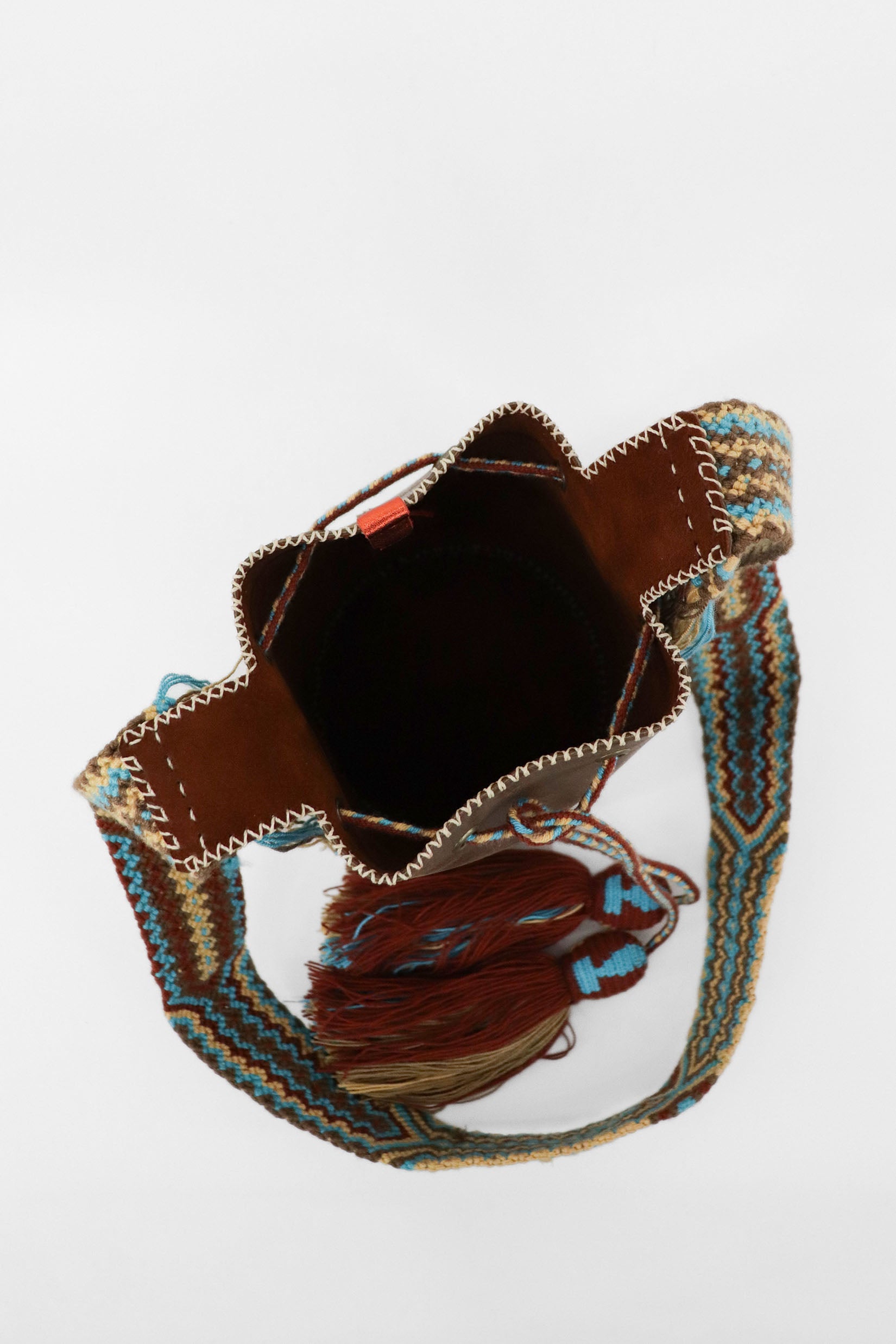 APÜNÜ BUCKET BAG SMALL / DRK BRW - COL BRW #120016