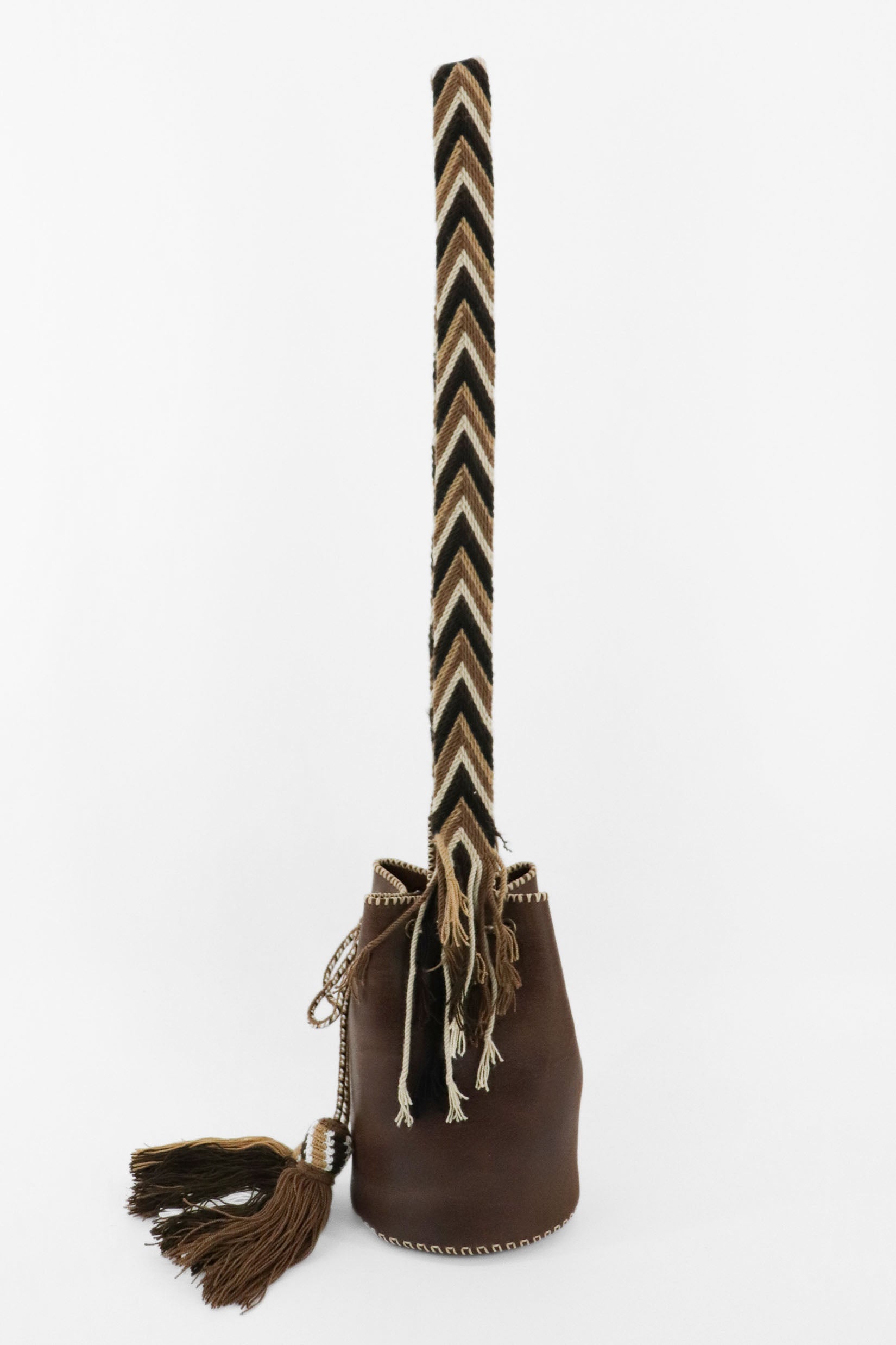 APÜNÜ BUCKET BAG SMALL / DRK BRW - DRK COL BRW #120010