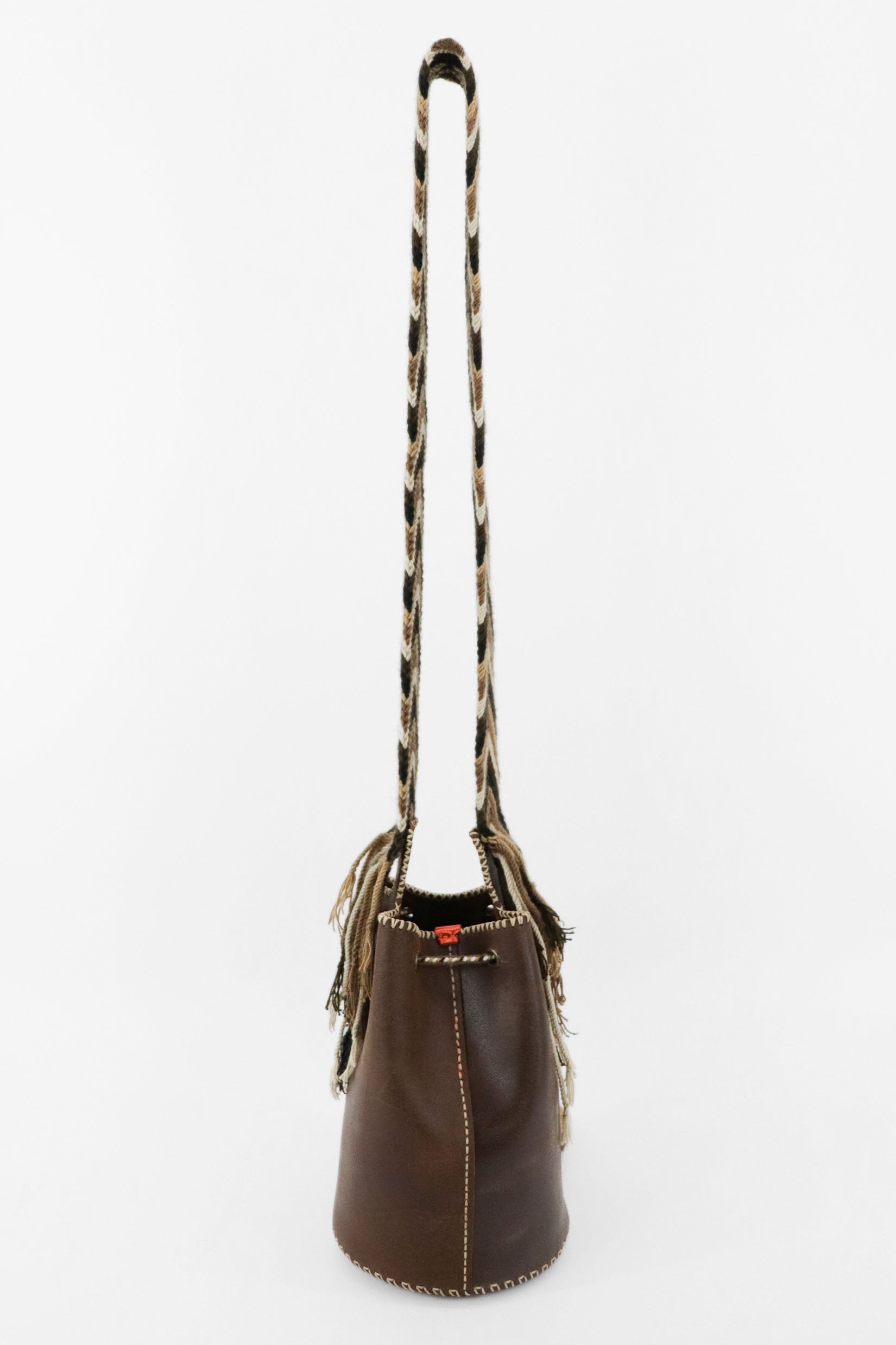 APÜNÜ BUCKET BAG SMALL / DRK BRW - DRK COL BRW #120010