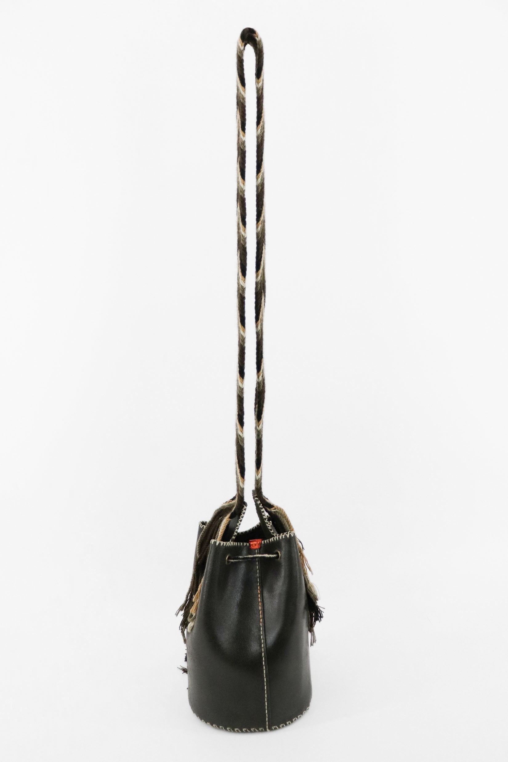 APÜNÜ BUCKET BAG SMALL / DRK OLIVE - DRK OLIVE #120022