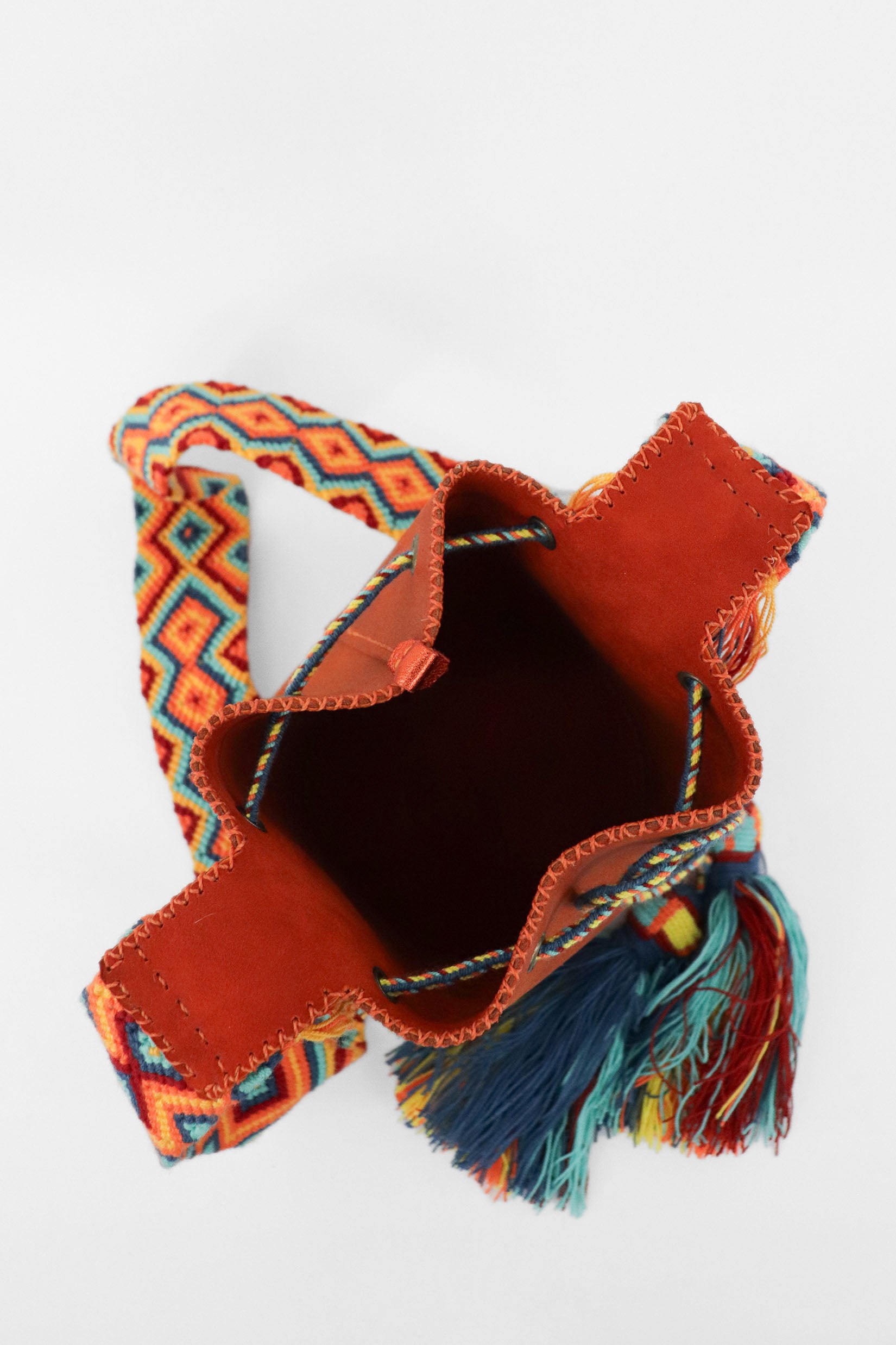 APÜNÜ BUCKET BAG SMALL / ORANGE - ORANGE #120023