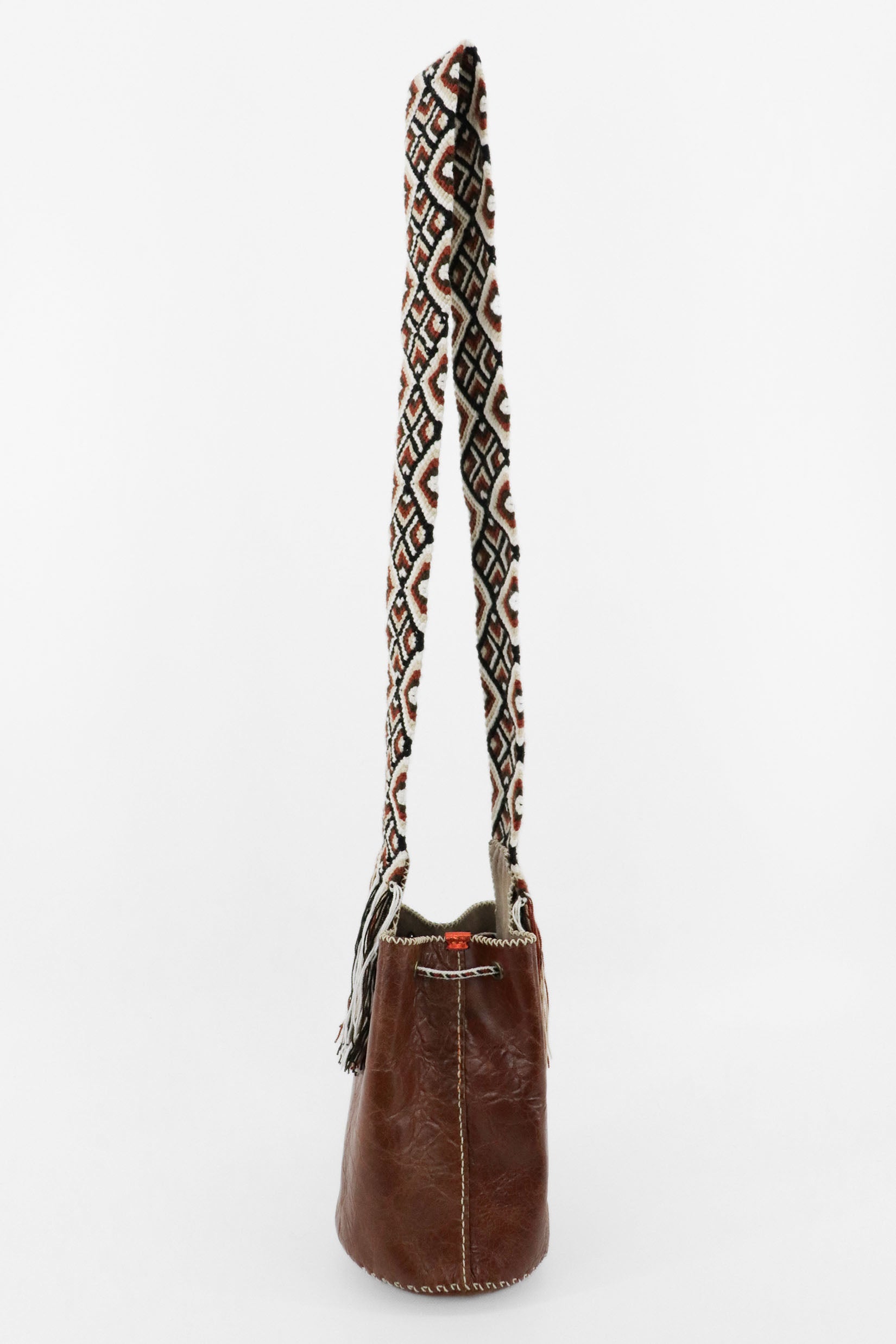 APÜNÜ BUCKET BAG SMALL / COL BRW - BEIGE #120014