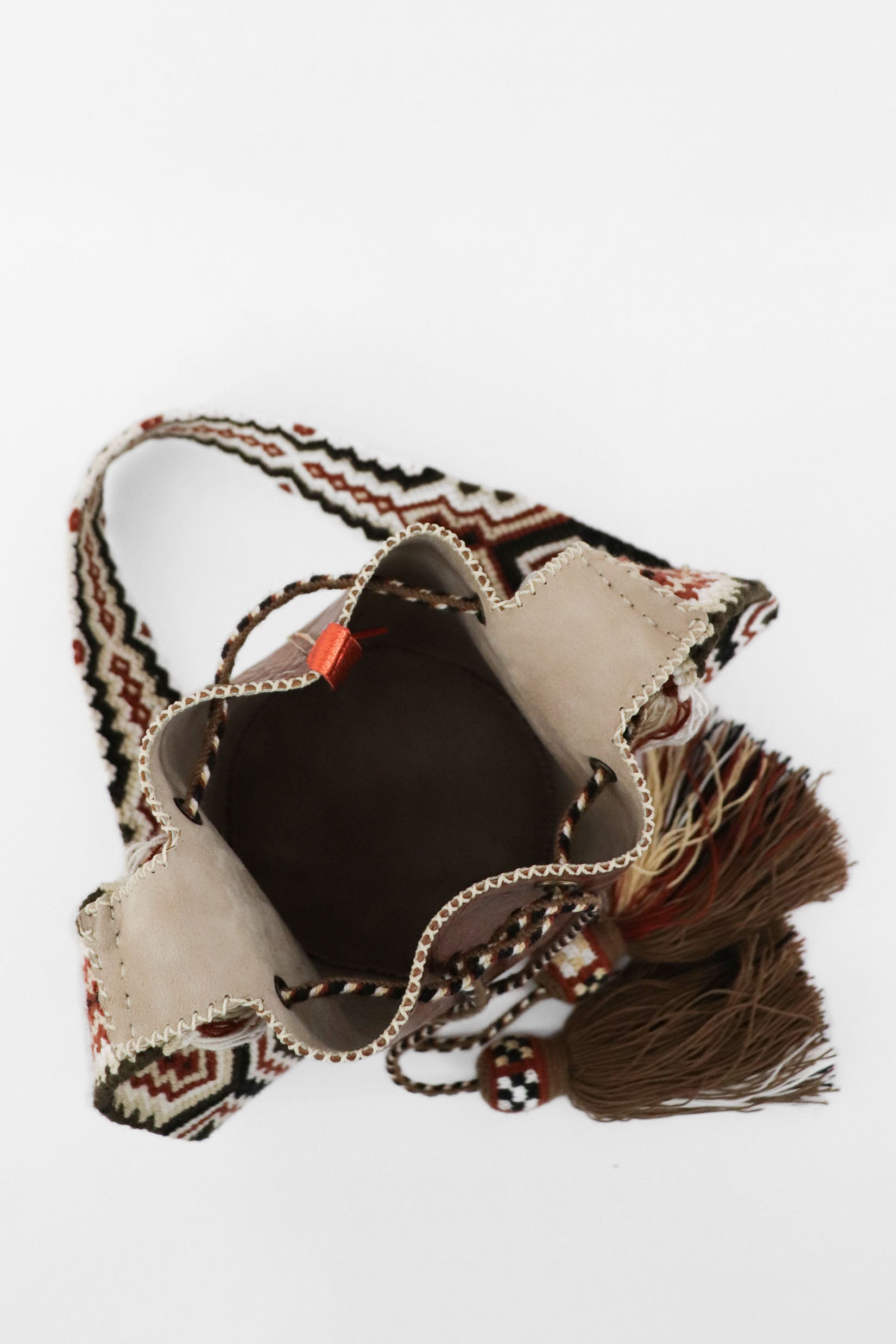 APÜNÜ BUCKET BAG SMALL / COL BRW - LIGHT BEIGE #120024