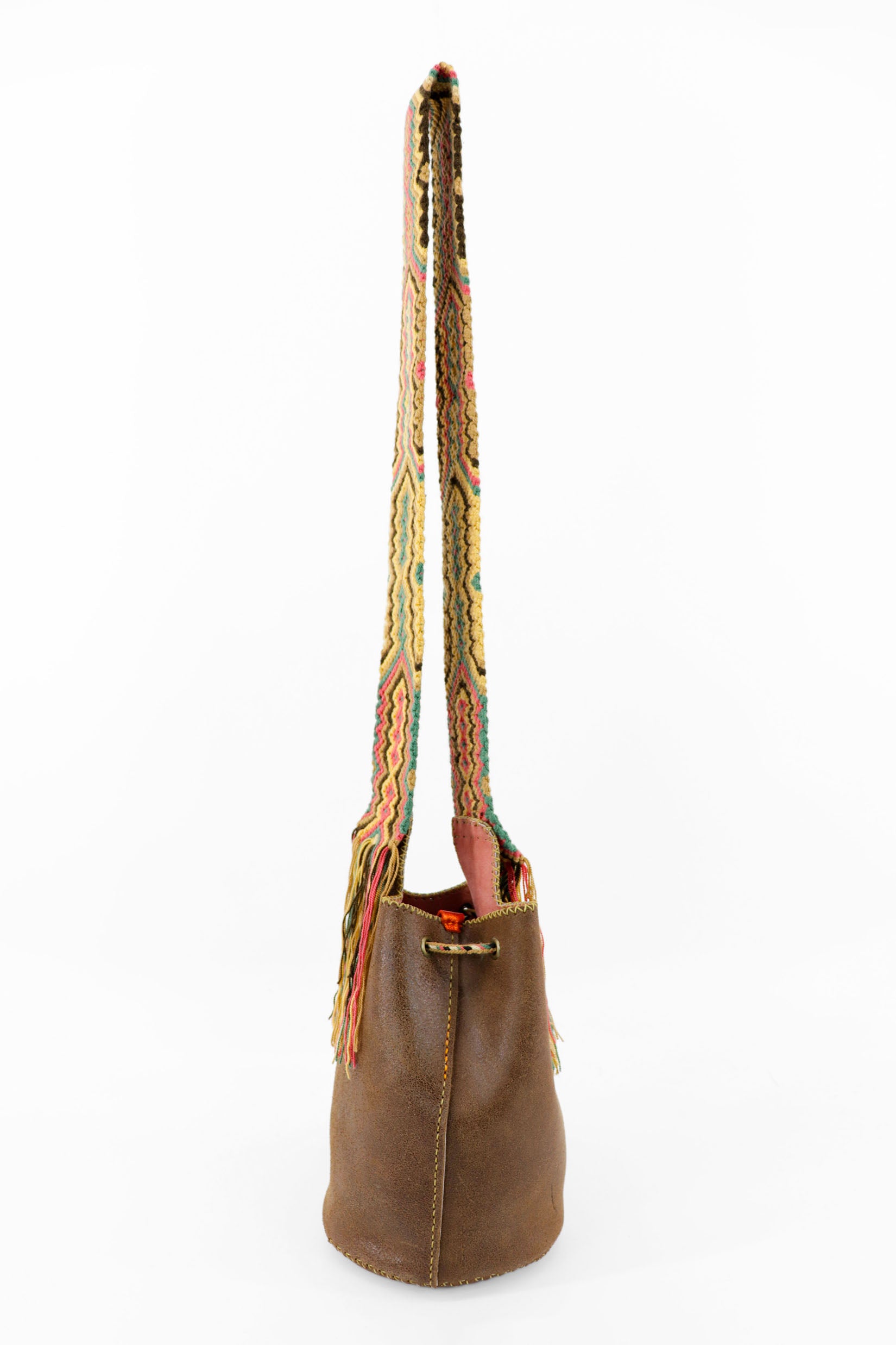 APÜNÜ BUCKET BAG SMALL / BRW - BB PINK #120041