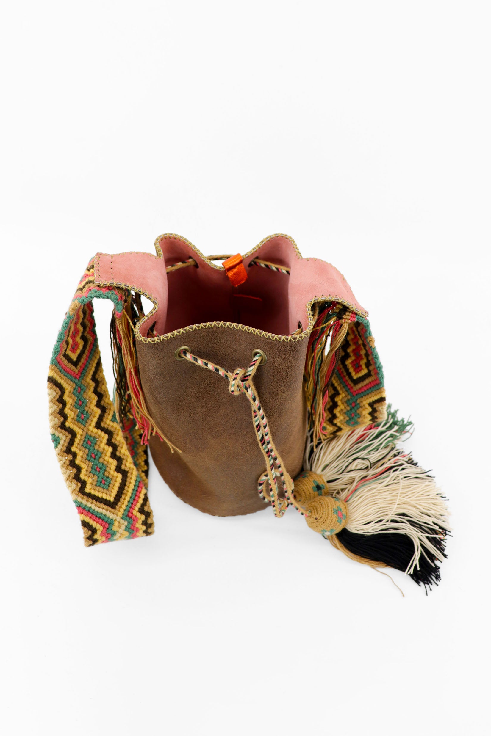 APÜNÜ BUCKET BAG SMALL / BRW - BB PINK #120041