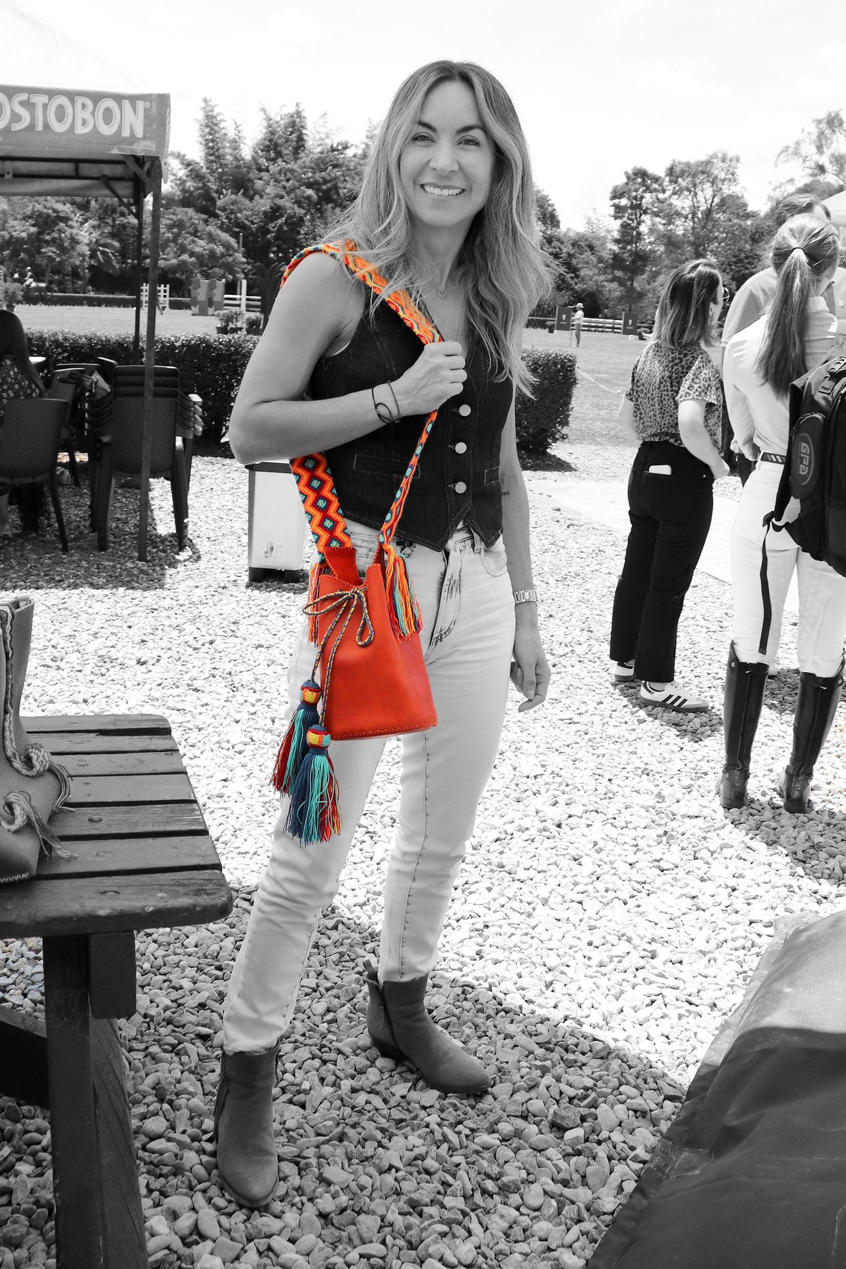 APÜNÜ BUCKET BAG SMALL / ORANGE - ORANGE #120023