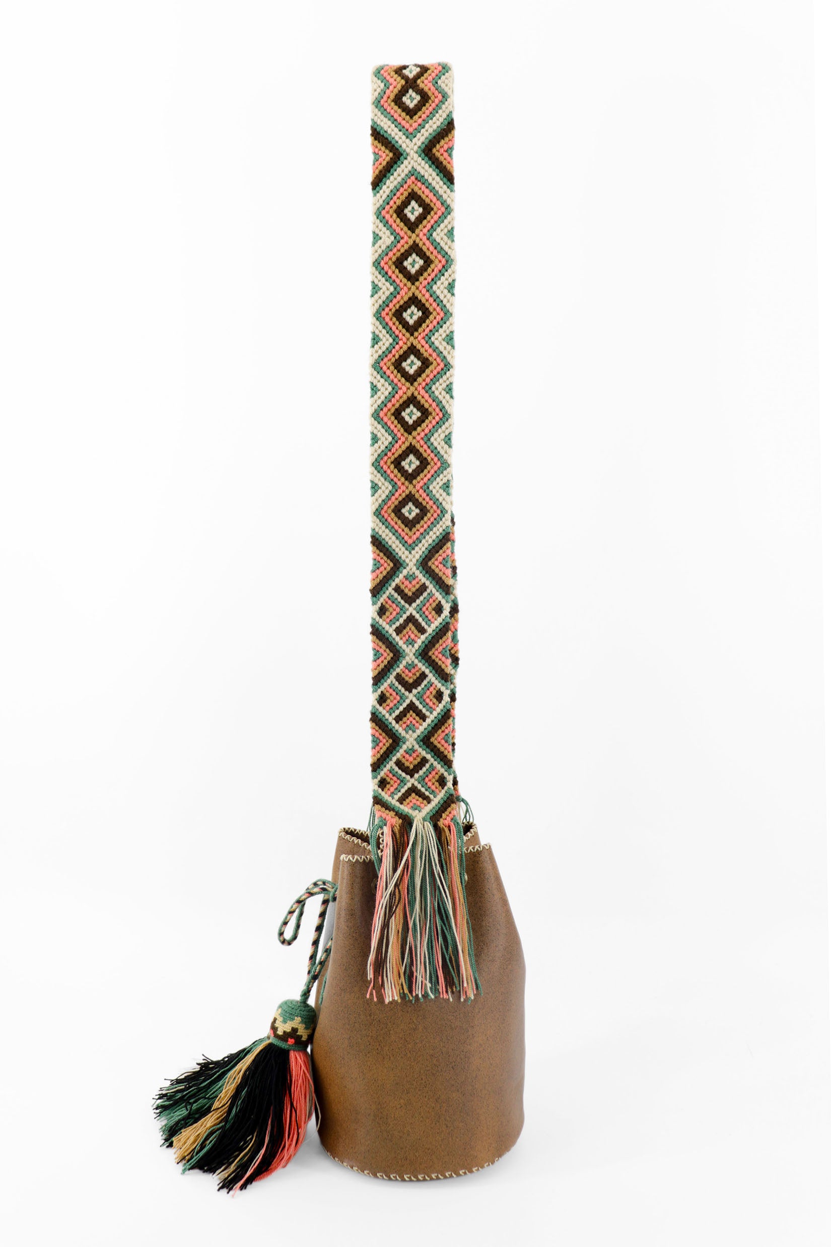 APÜNÜ BUCKET BAG  SMALL / CAM BRW - LIGHT COL BRW #120039