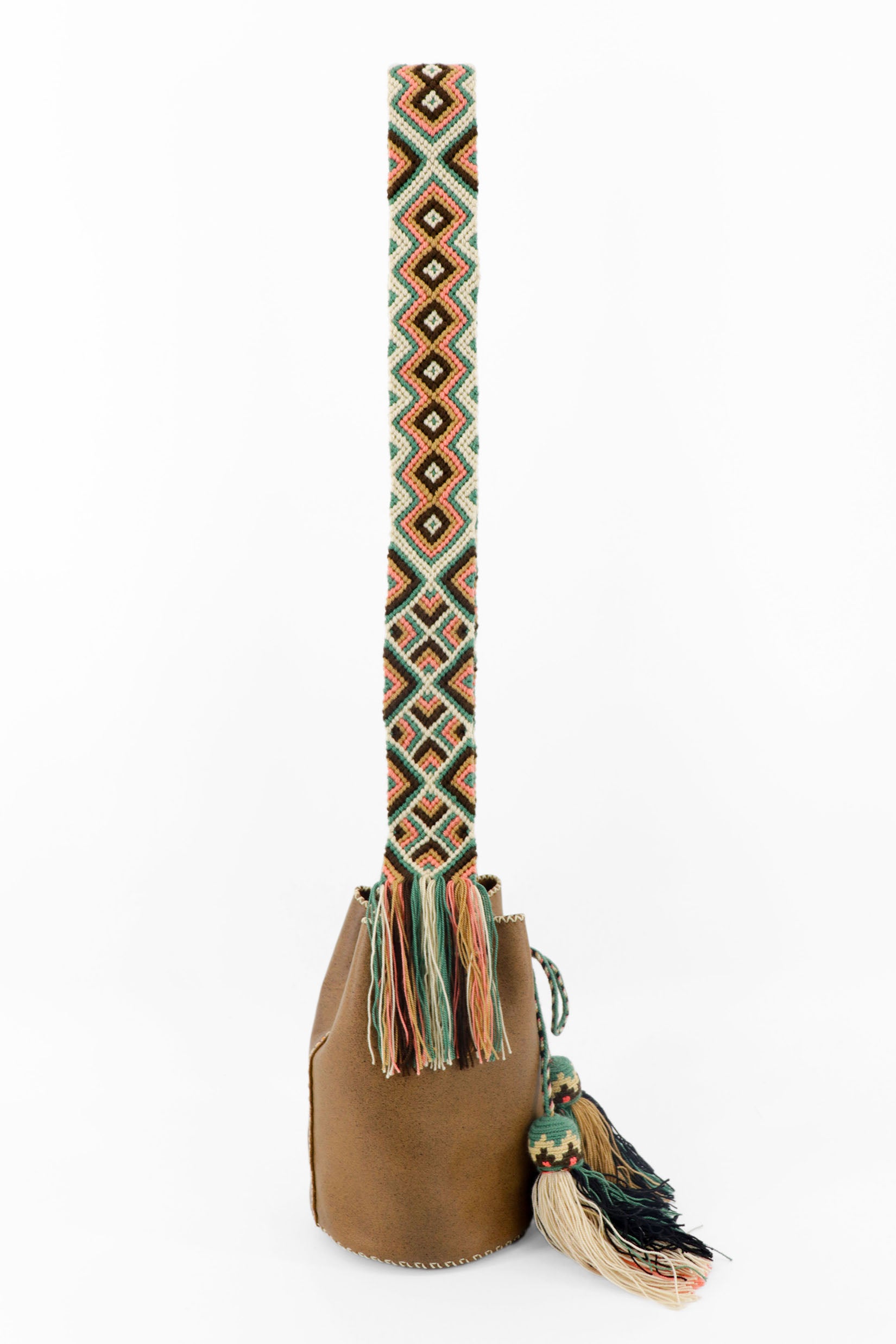 APÜNÜ BUCKET BAG  SMALL / CAM BRW - LIGHT COL BRW #120039