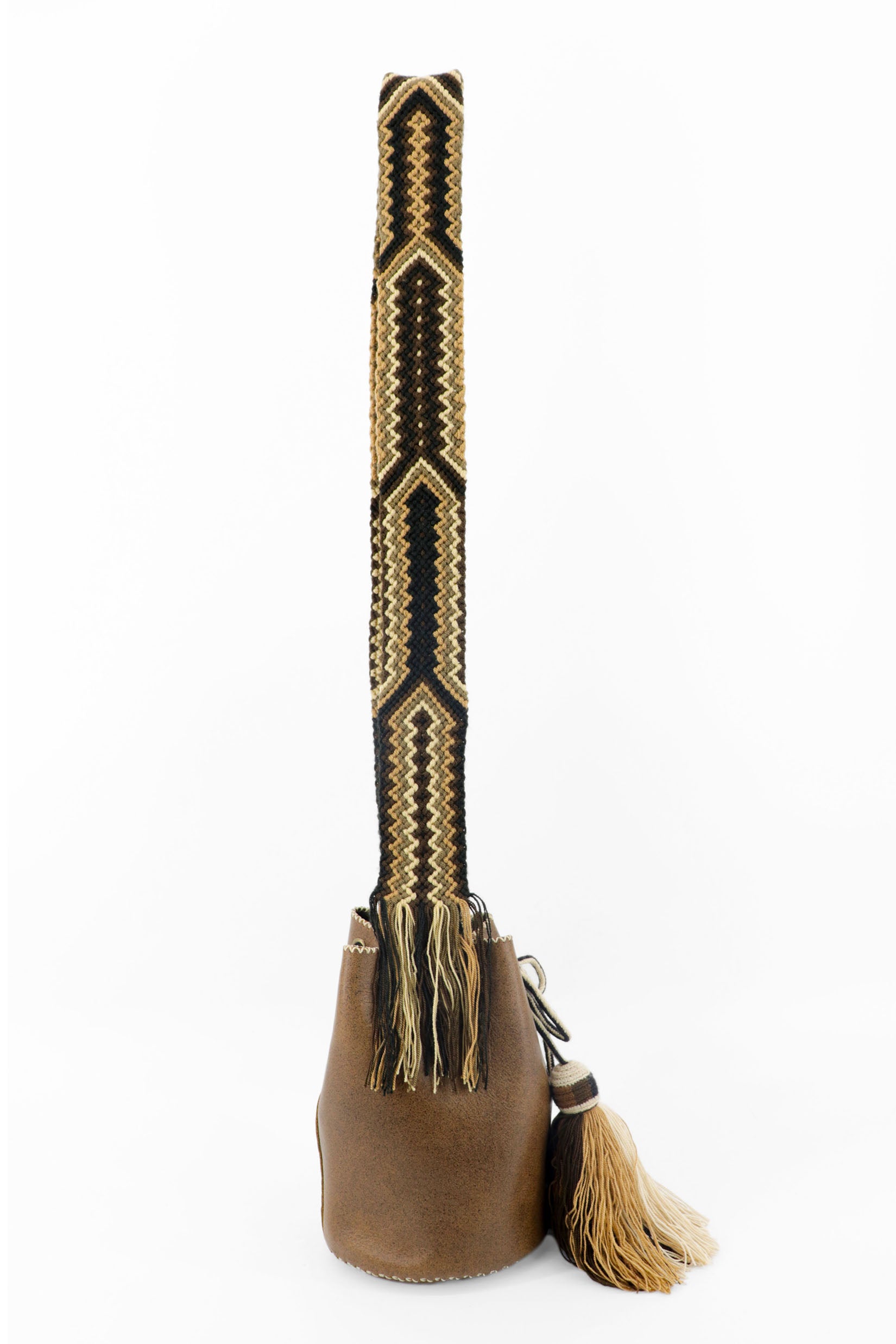 APÜNÜ BUCKET BAG SMALL / BRW - OLIVE #120034