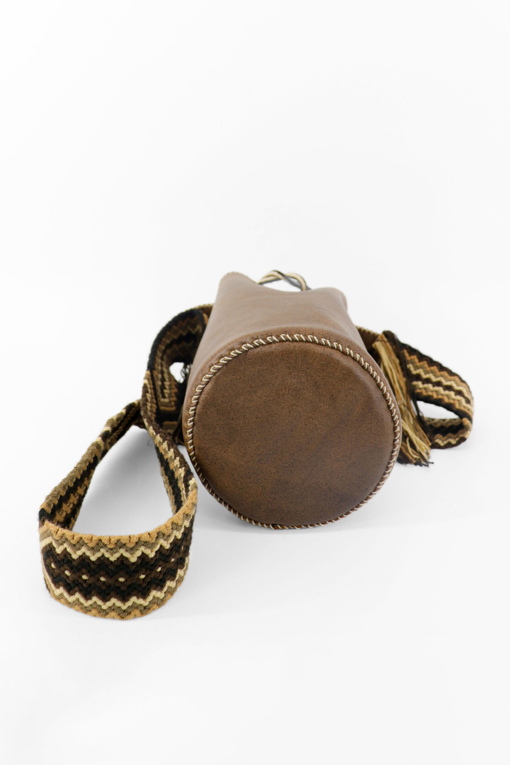 APÜNÜ BUCKET BAG SMALL / BRW - OLIVE #120034