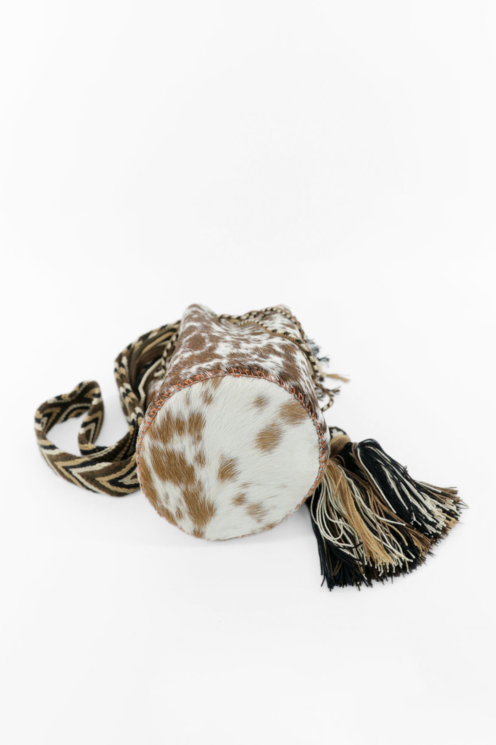 APÜNÜ BUCKET BAG SMALL FURRY / CARM&WH - ORANGE #130009