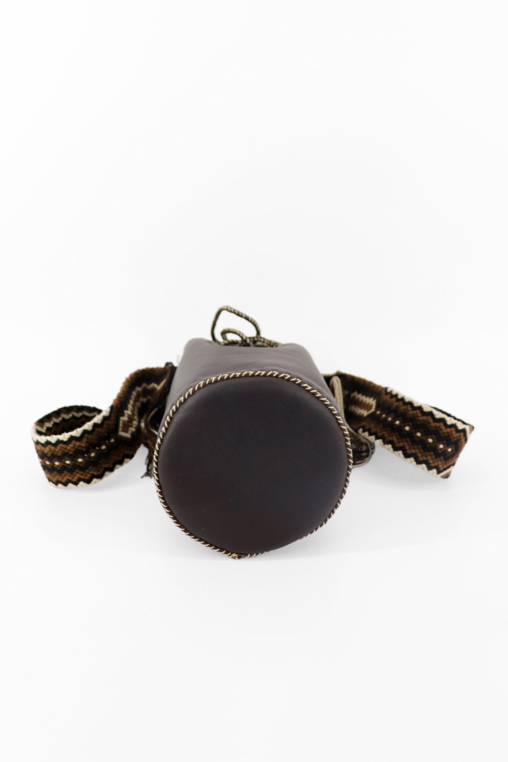 APÜNÜ BUCKET BAG SMALL / DRK BRW - COLON BRW #120033