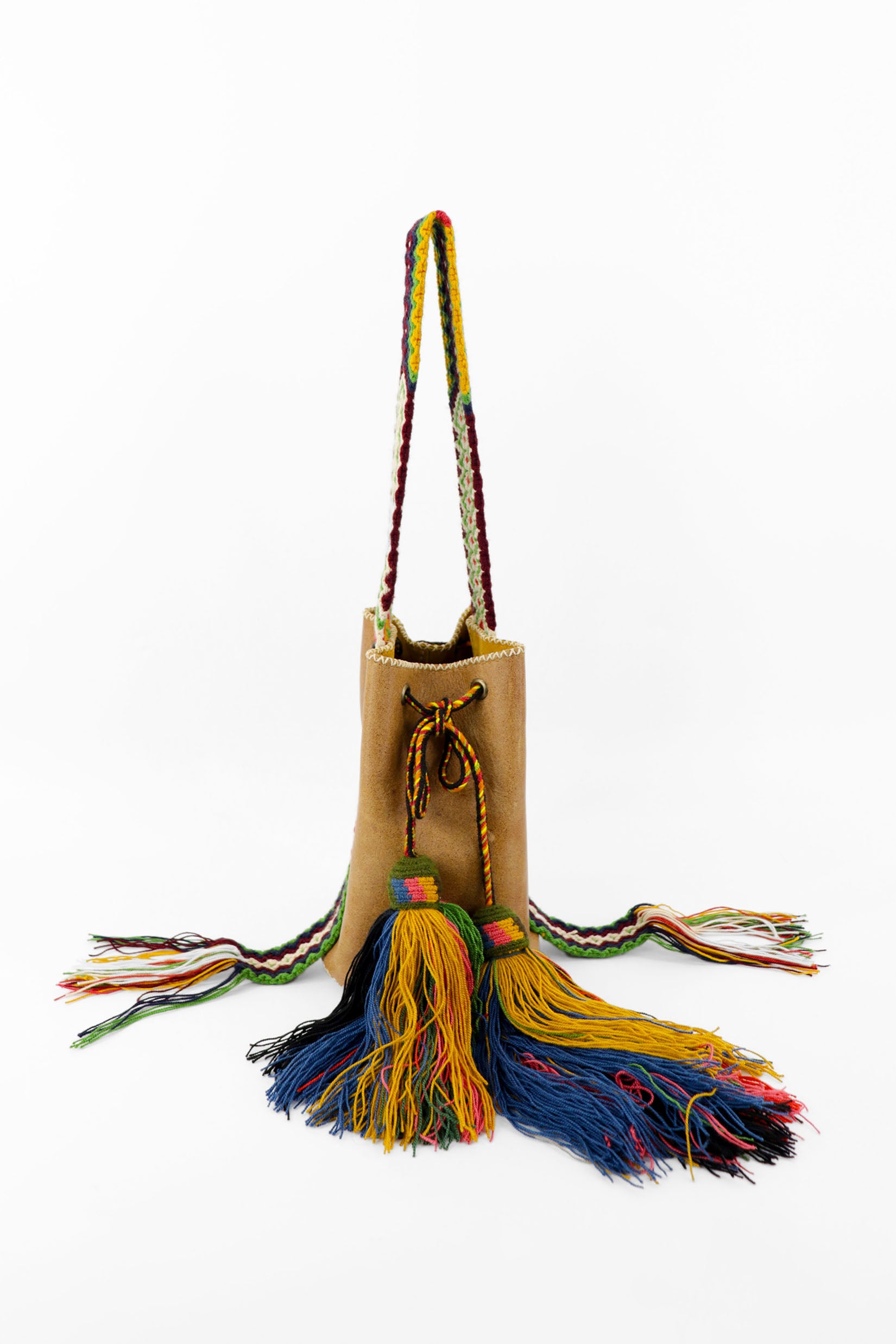 APÜNÜ BUCKET BAG SMALL / CAMEL - MUSTARD #150012