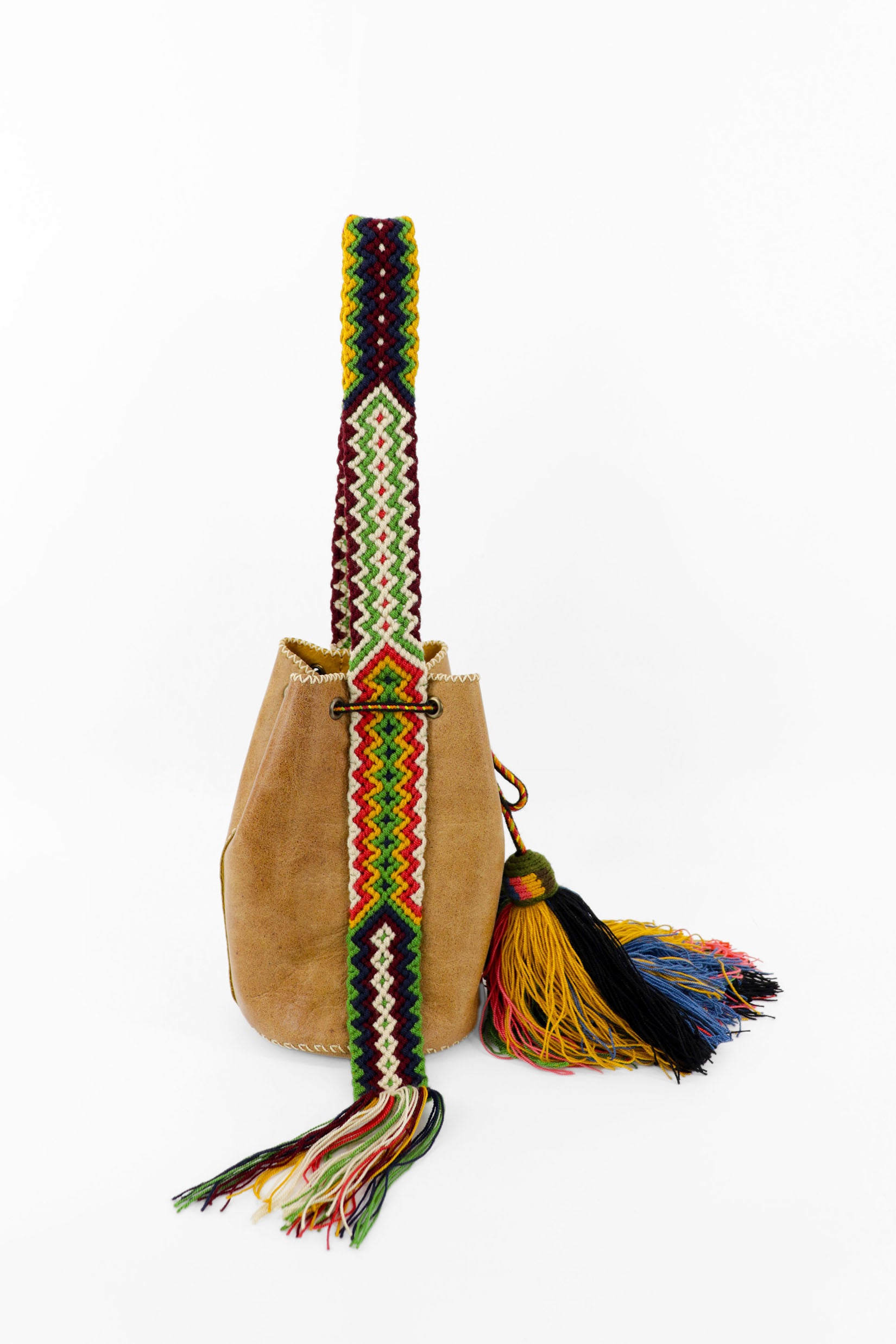 APÜNÜ BUCKET BAG SMALL / CAMEL - MUSTARD #150012