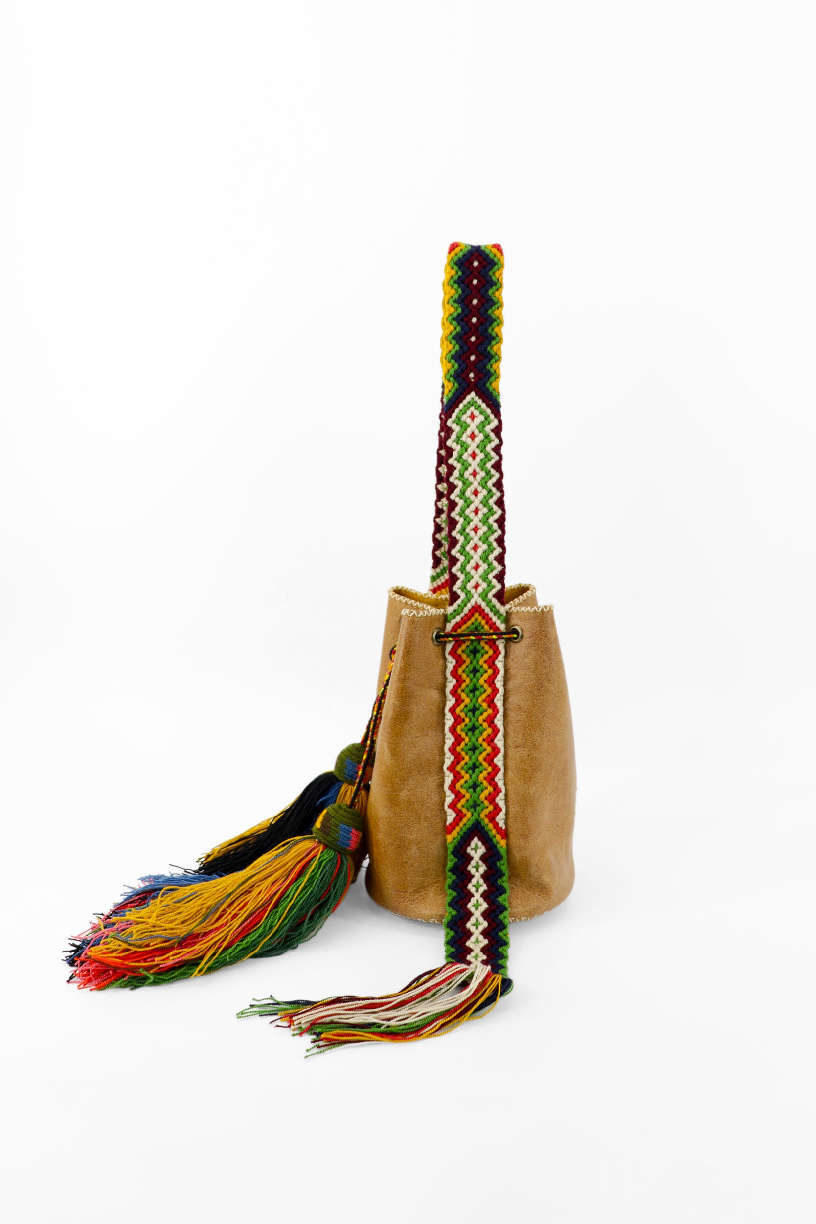 APÜNÜ BUCKET BAG SMALL / CAMEL - MUSTARD #150012