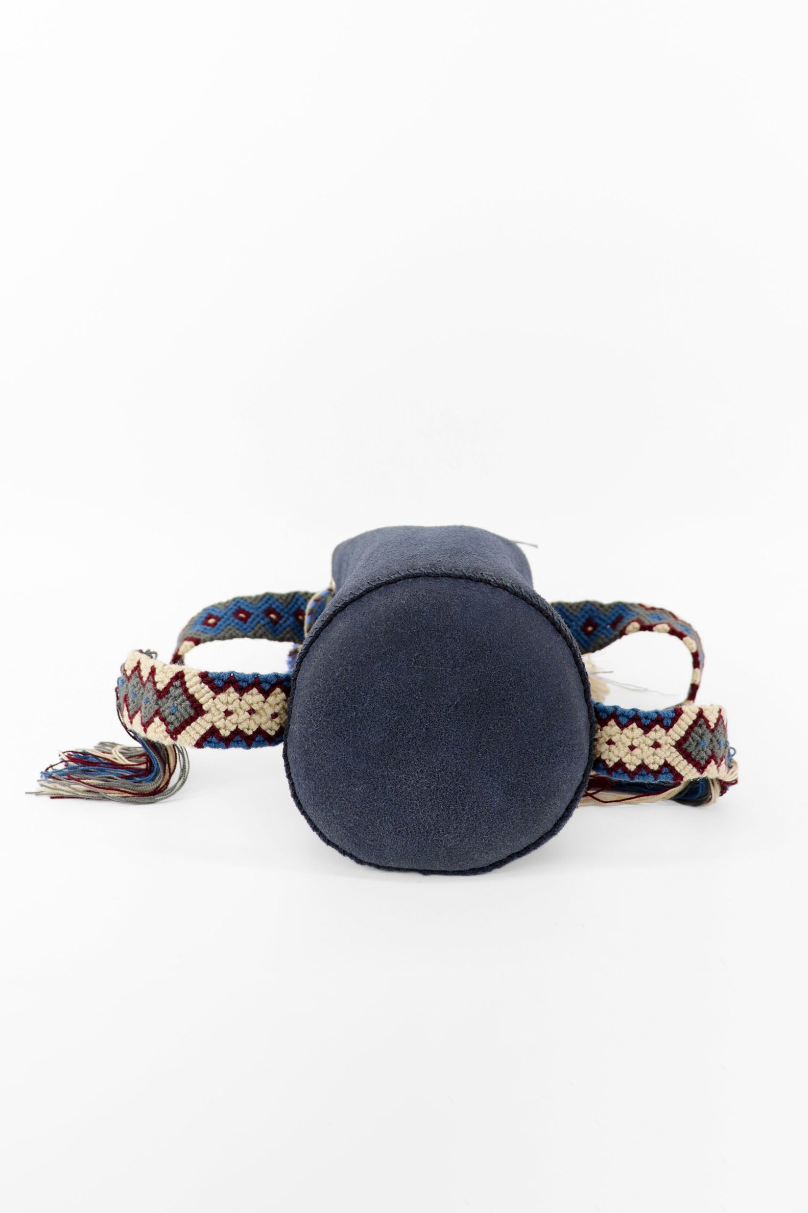 APÜNÜ BUCKET BAG SMALL / NAVY - BURGUNDY #150014