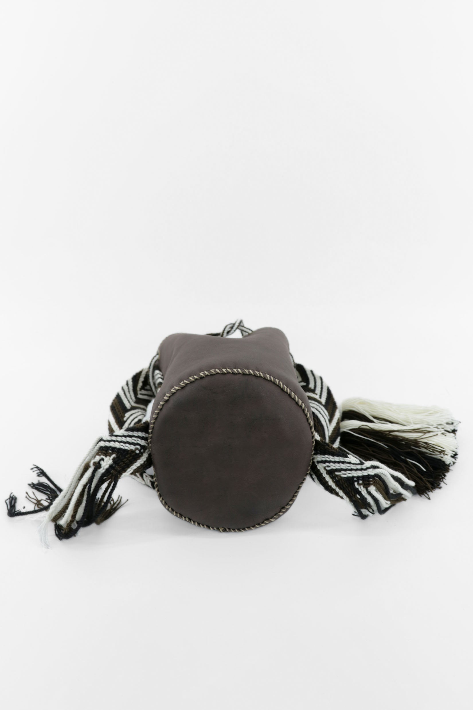 APÜNÜ BUCKET BAG SMALL / DRK BRW -  DRK BRW #150005
