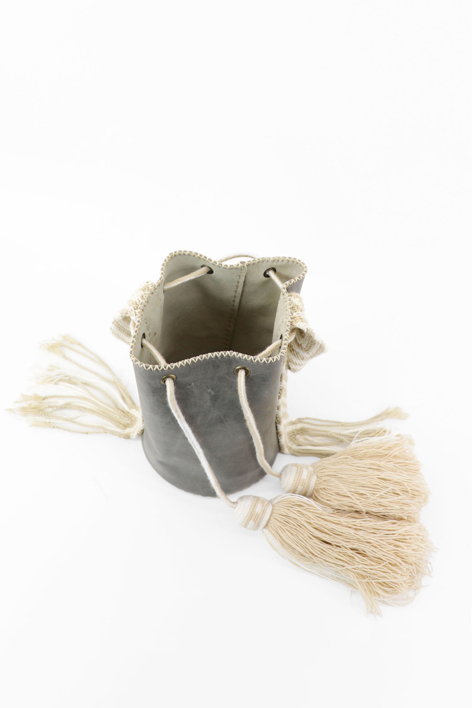 APÜNÜ BUCKET BAG SMALL / GRAY - BEIGE #150016