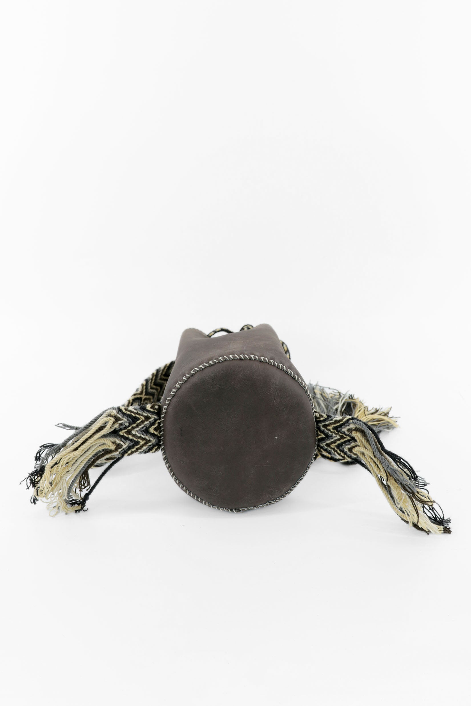 APÜNÜ BUCKET BAG SMALL / DRK BRW - DRK GRAY #150002